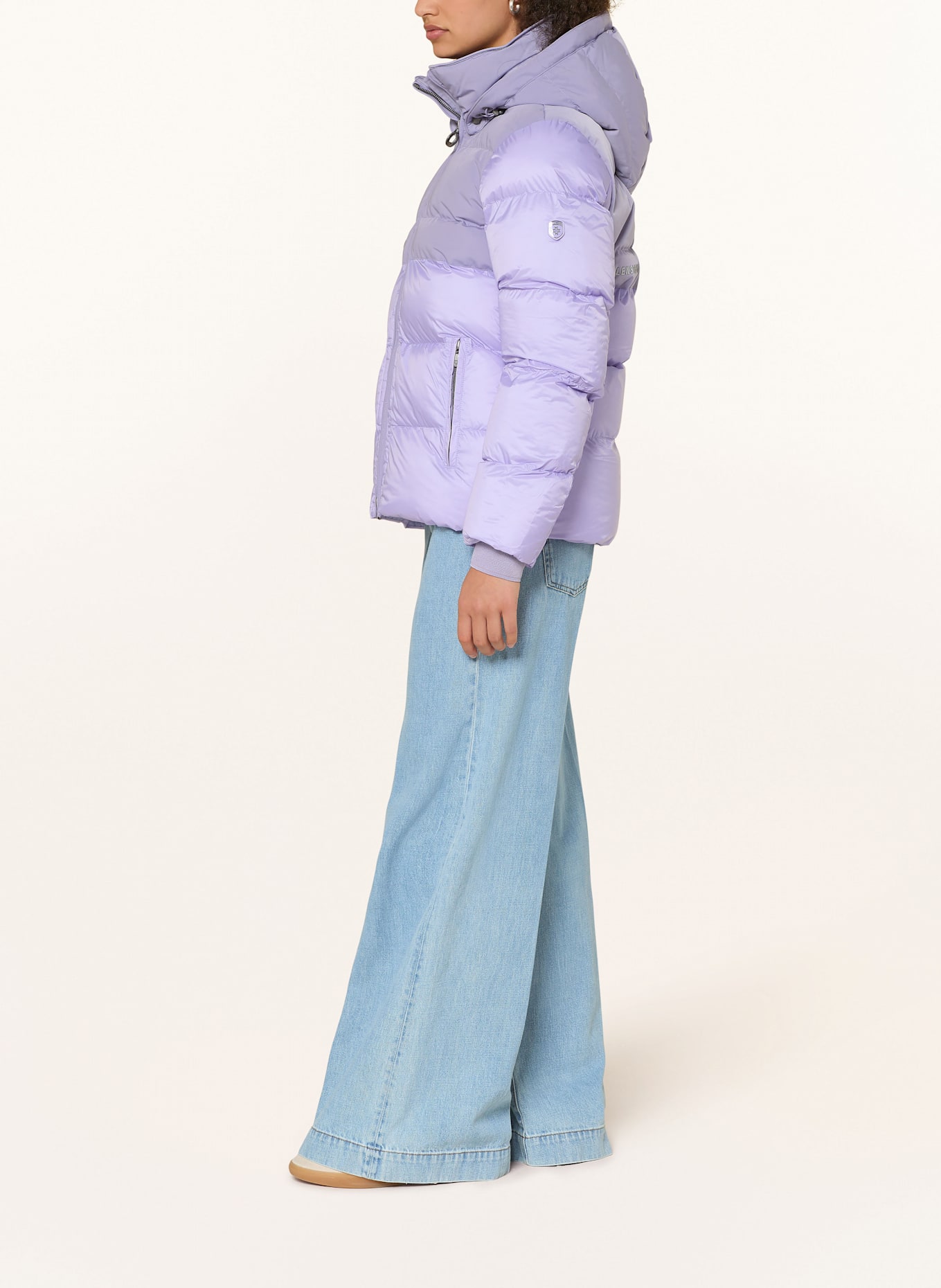 WELLENSTEYN Steppjacke ROYAL FLASH LADY mit DUPONT™ SORONA®-Isolierung und abnehmbarer Kapuze: HELLLILA