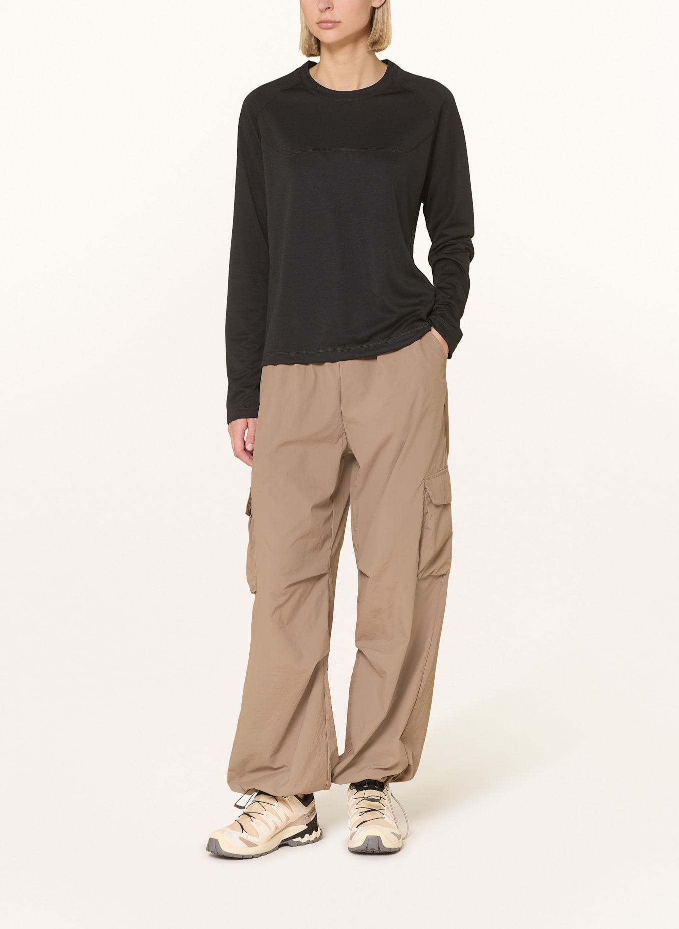 Schöffel Longsleeve SMUE: SCHWARZ