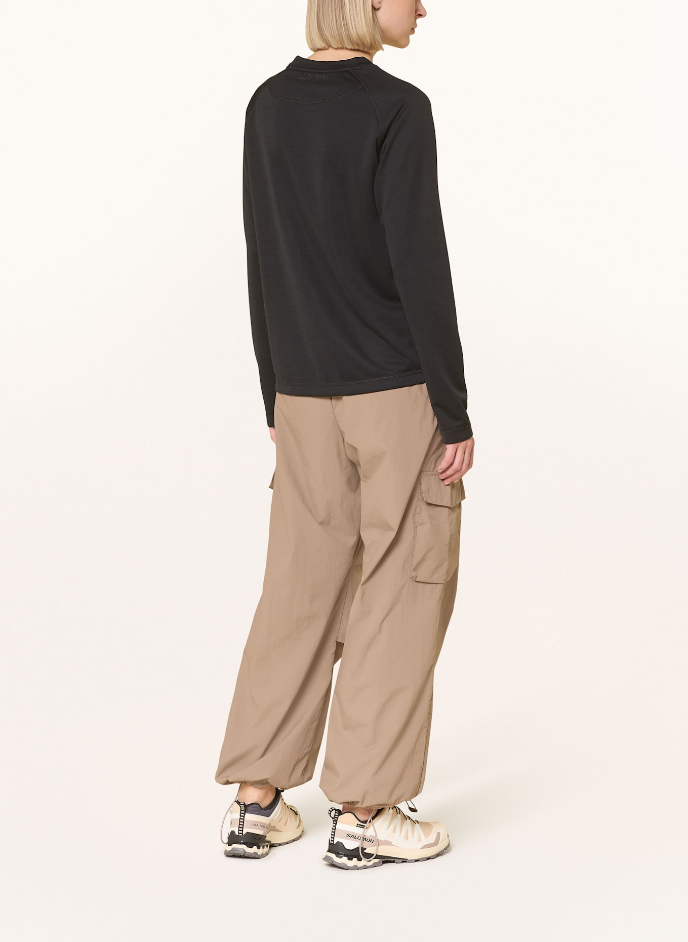 Schöffel Longsleeve SMUE: SCHWARZ