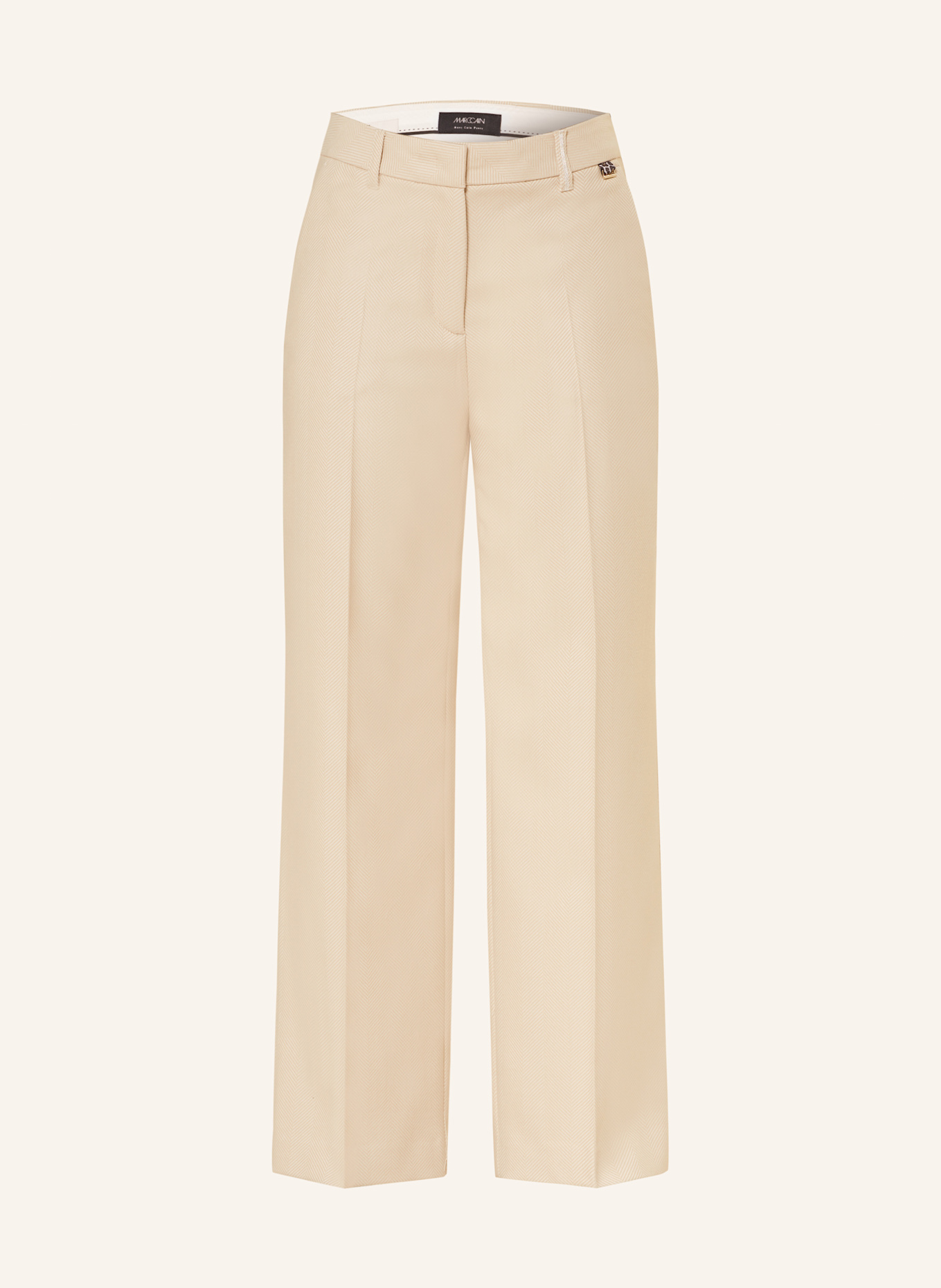 MARC CAIN Marlenehose WUKARI: 610 light stone