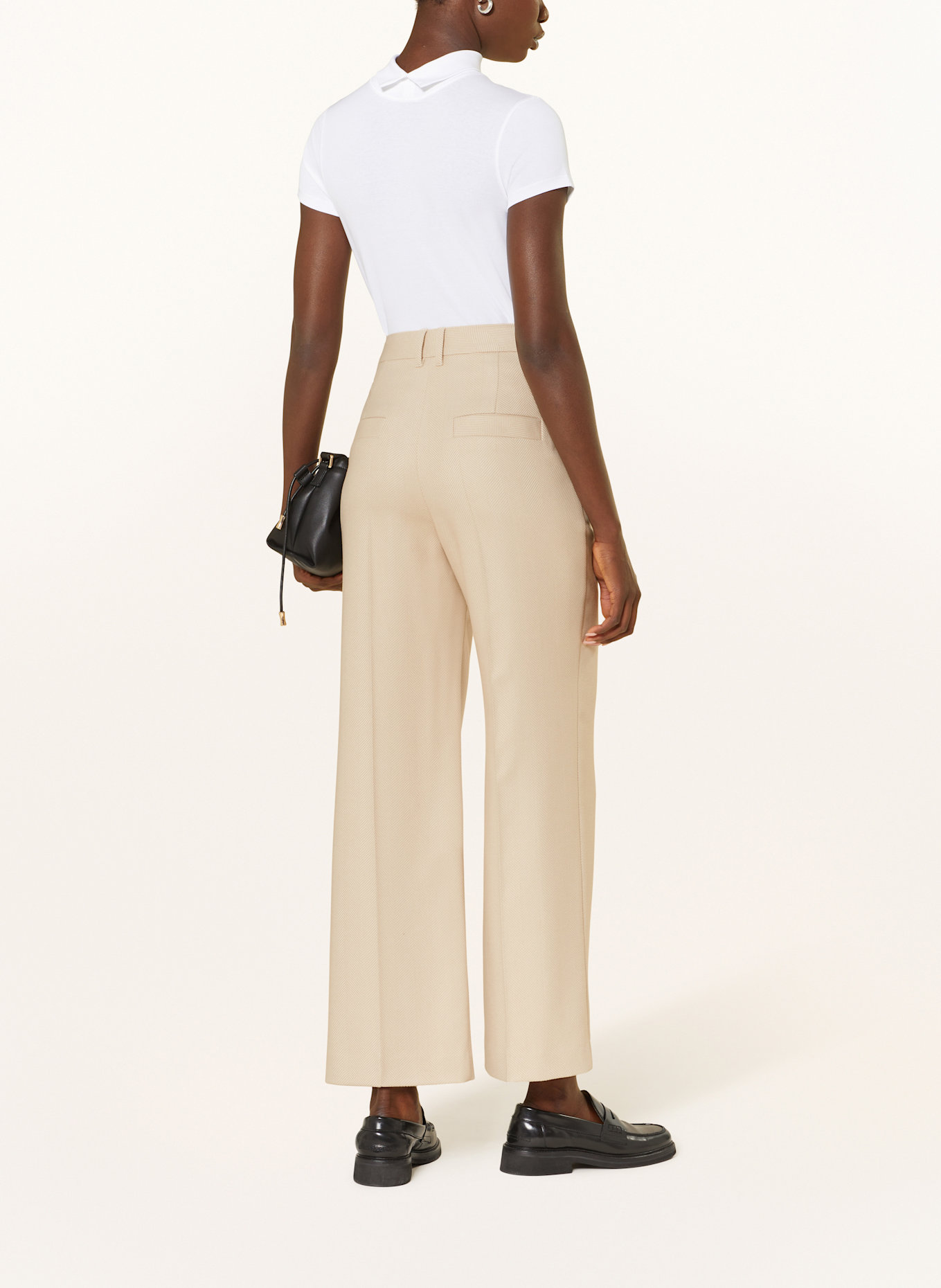 MARC CAIN Marlenehose WUKARI: 610 light stone