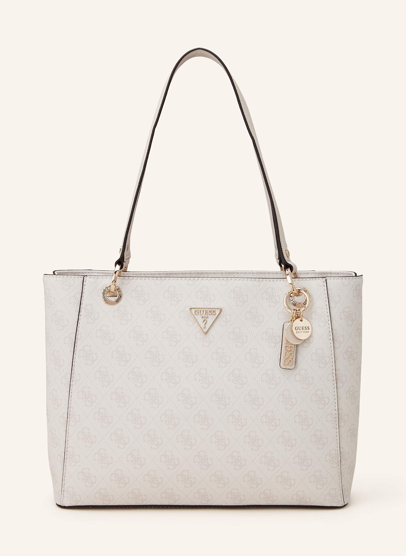 GUESS Shopper NOELLE II: CREAM/ LIGHT GRAY