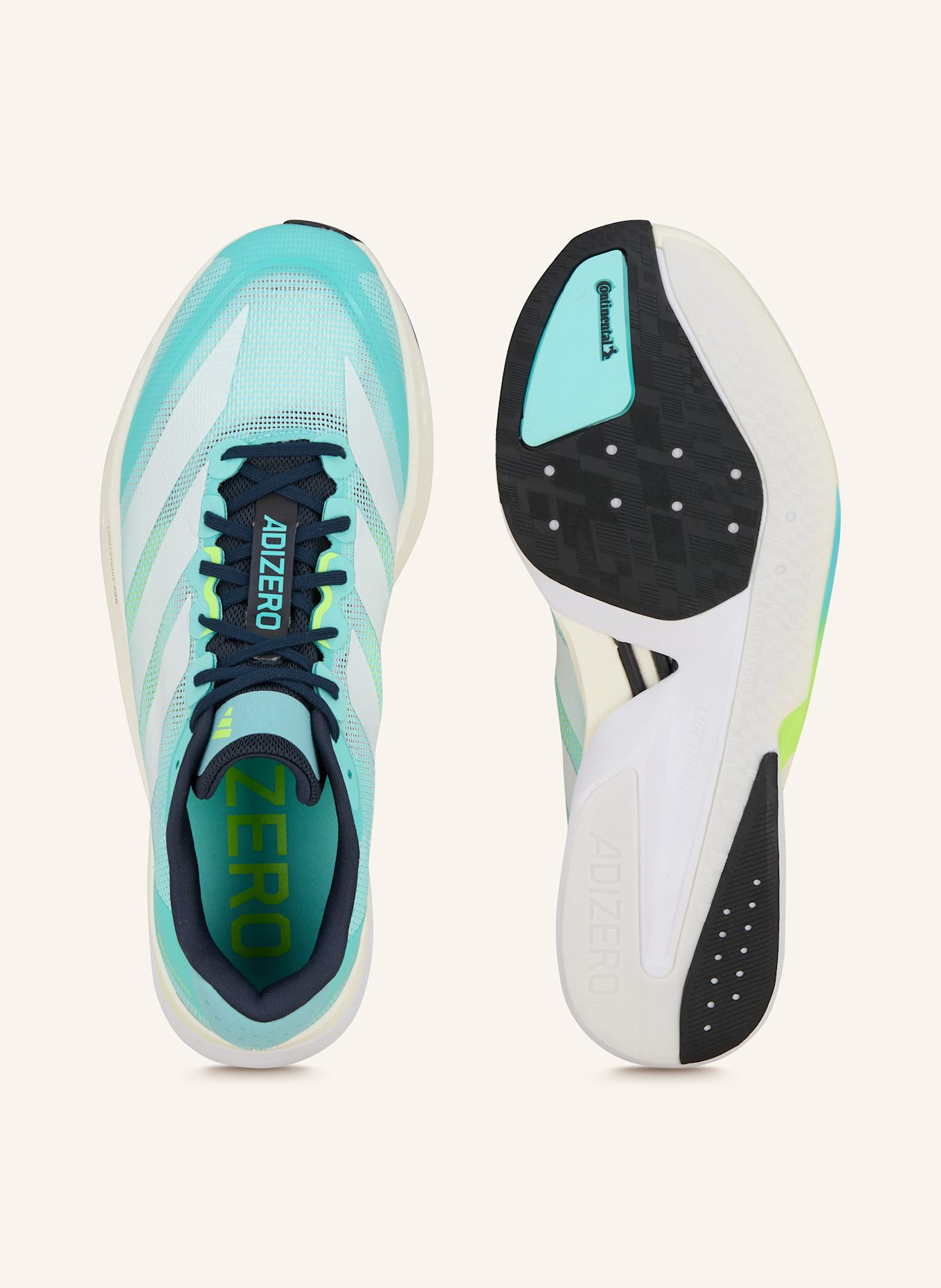 adidas ADIZERO BOSTON 13 EQT SCHUH: MINT/ WEISS