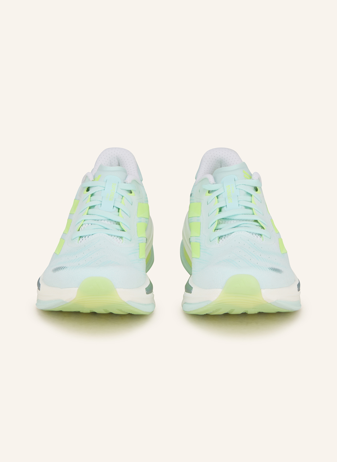 adidas Laufschuhe SUPERNOVA PRIMA 2: MINT/ NEONGRÜN