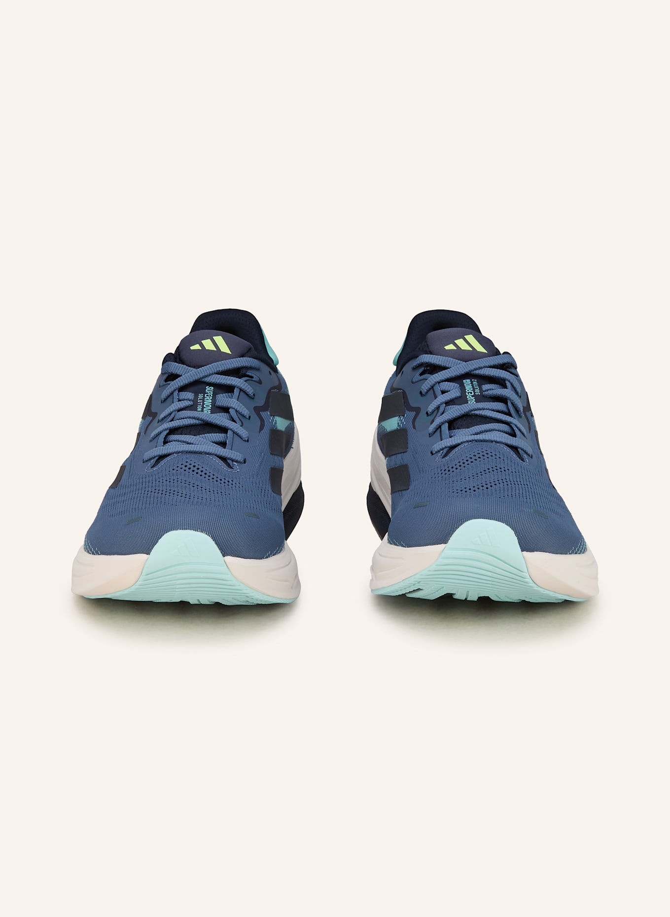 adidas SUPERNOVA SOLUTION 2.0 LAUFSCHUH: BLAU/ HELLBLAU