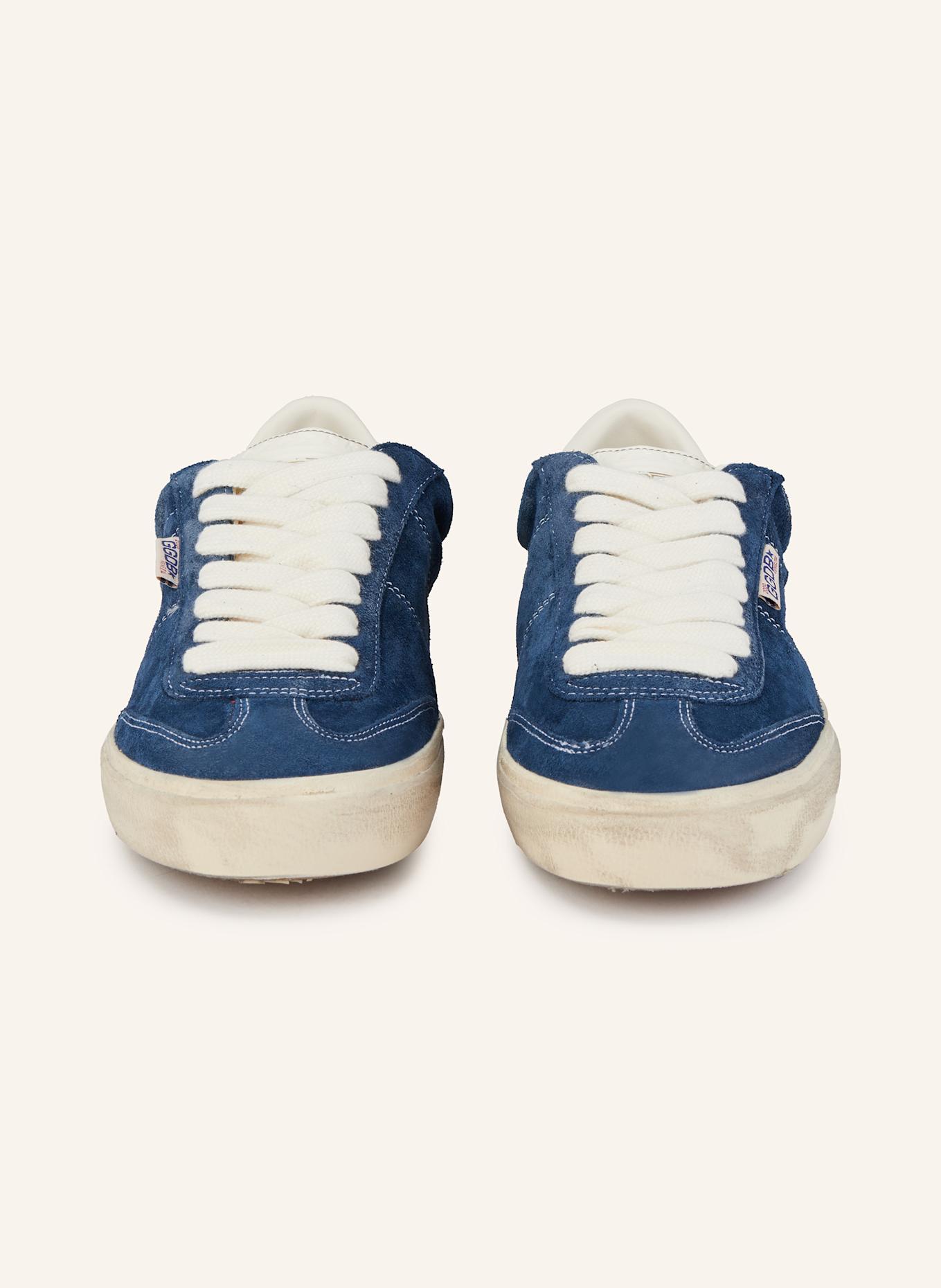 GOLDEN GOOSE Sneaker SOUL STAR: ECRU/ DUNKELBLAU