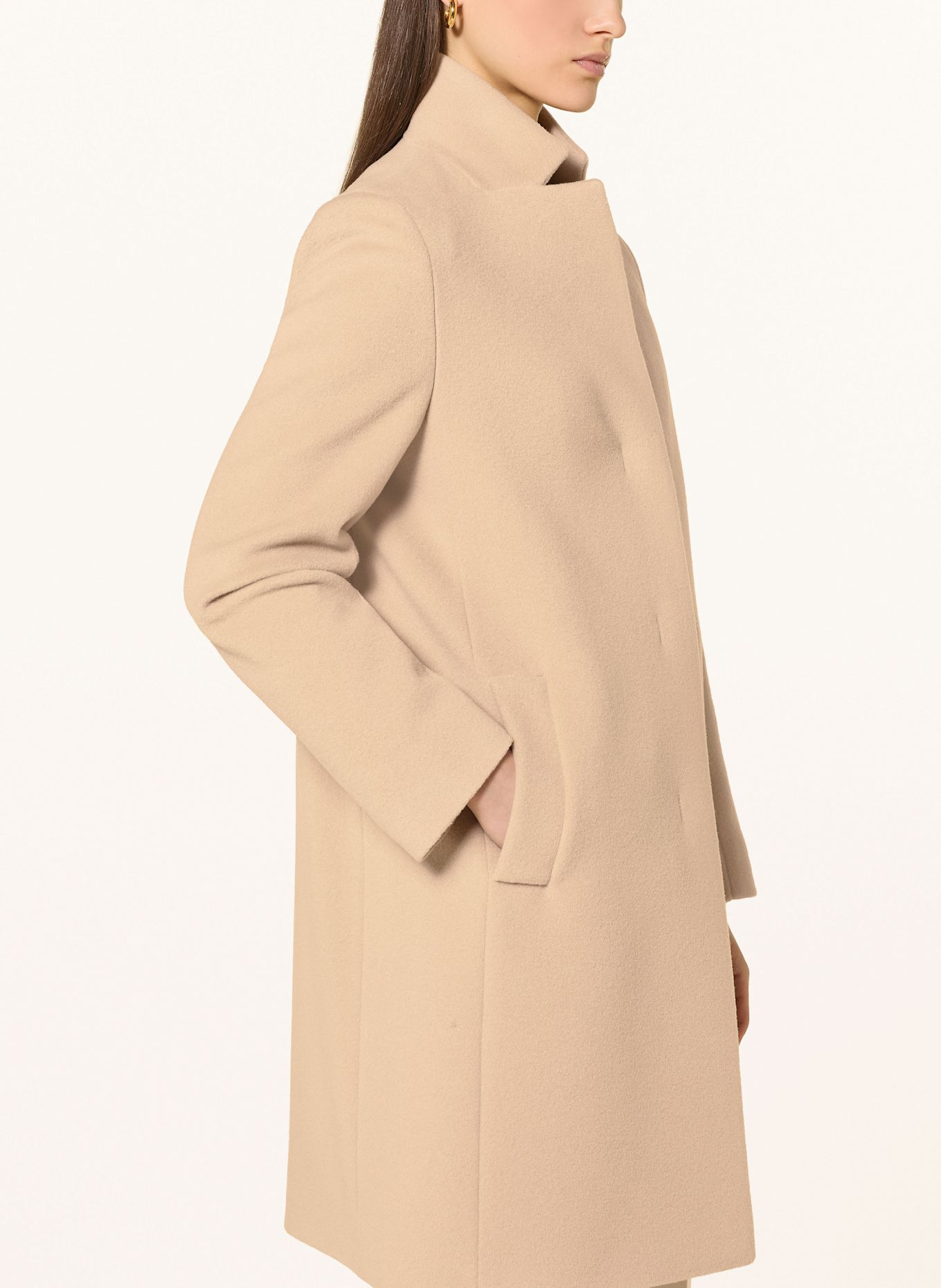 Trench coat MMBORA Wool coat: BEIGE