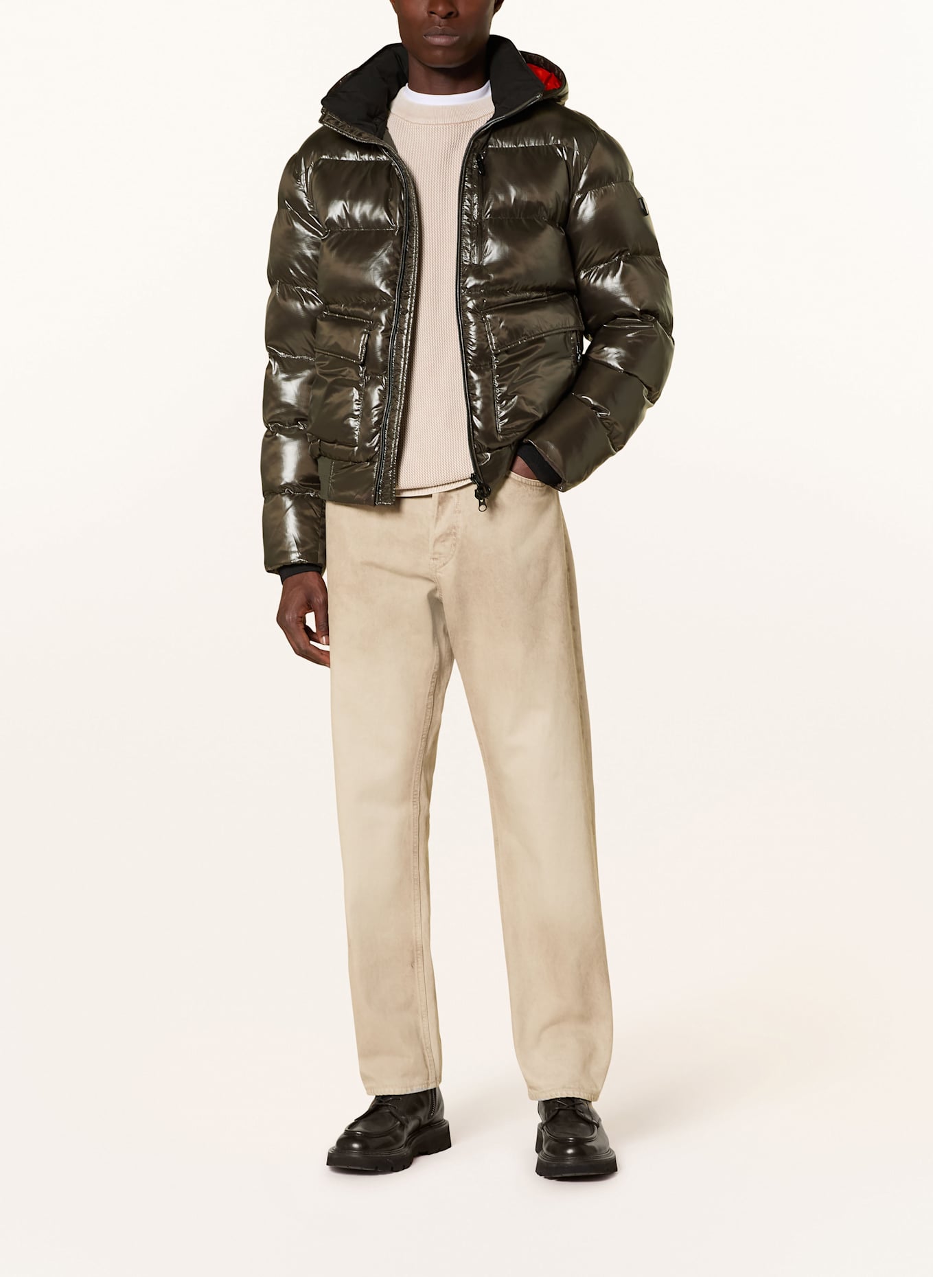 WELLENSTEYN Steppjacke BLACKBIRD MEN mit DUPONT™ SORONA®-Isolierung: KHAKI