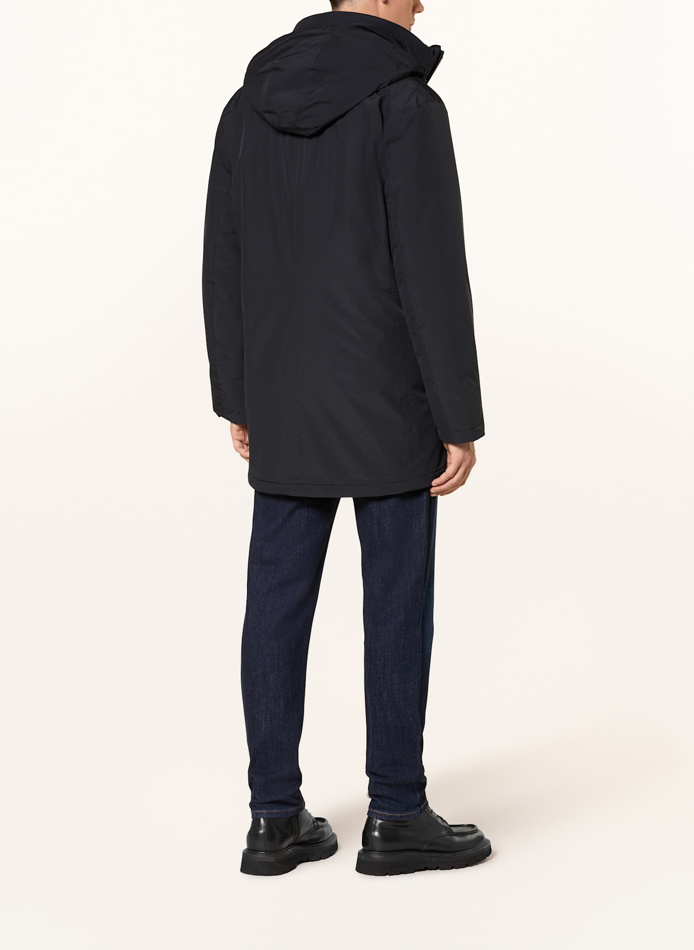 WELLENSTEYN SERPENTINE LONG parka: DARK BLUE