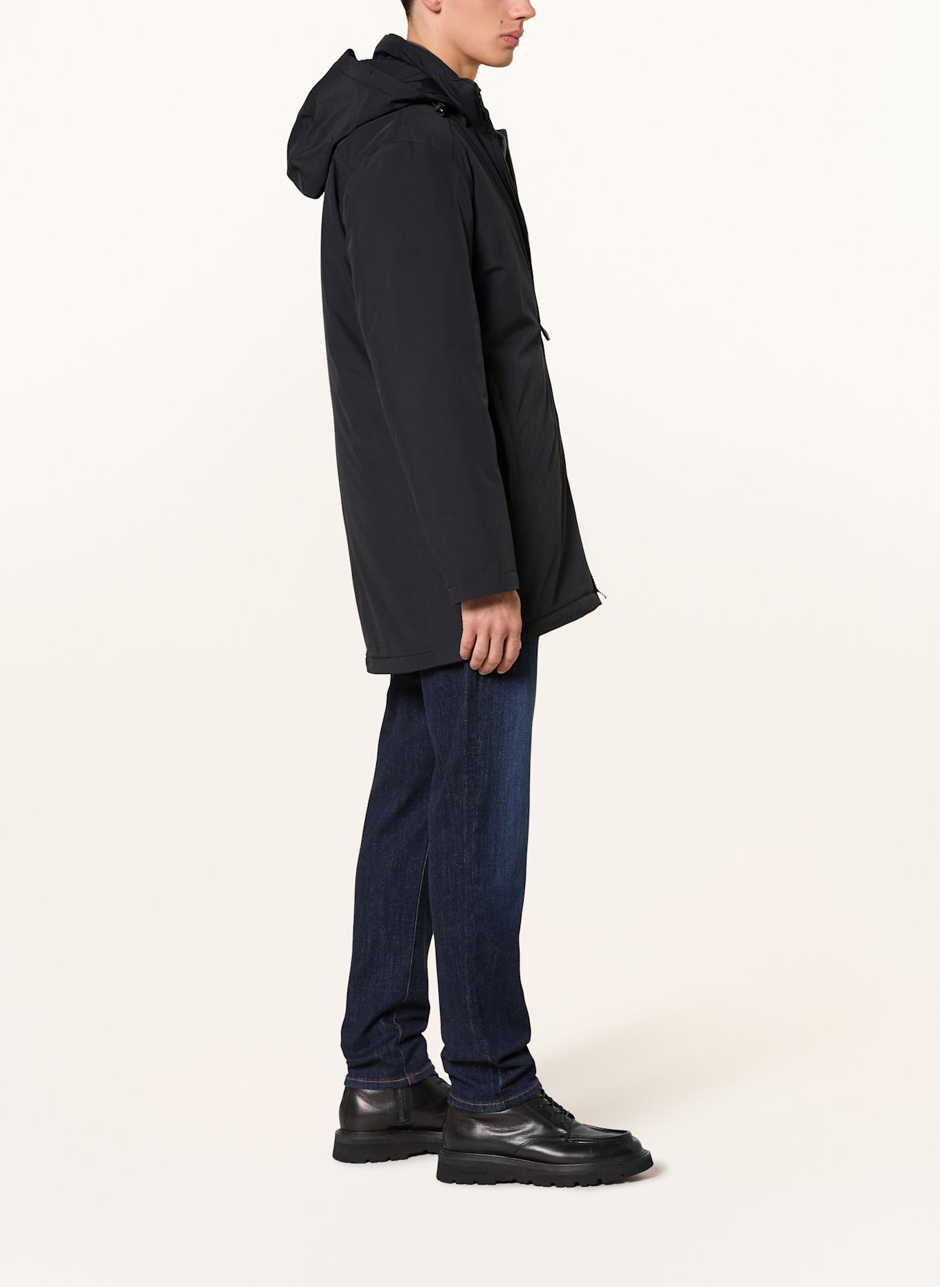 WELLENSTEYN SERPENTINE LONG parka: DARK BLUE