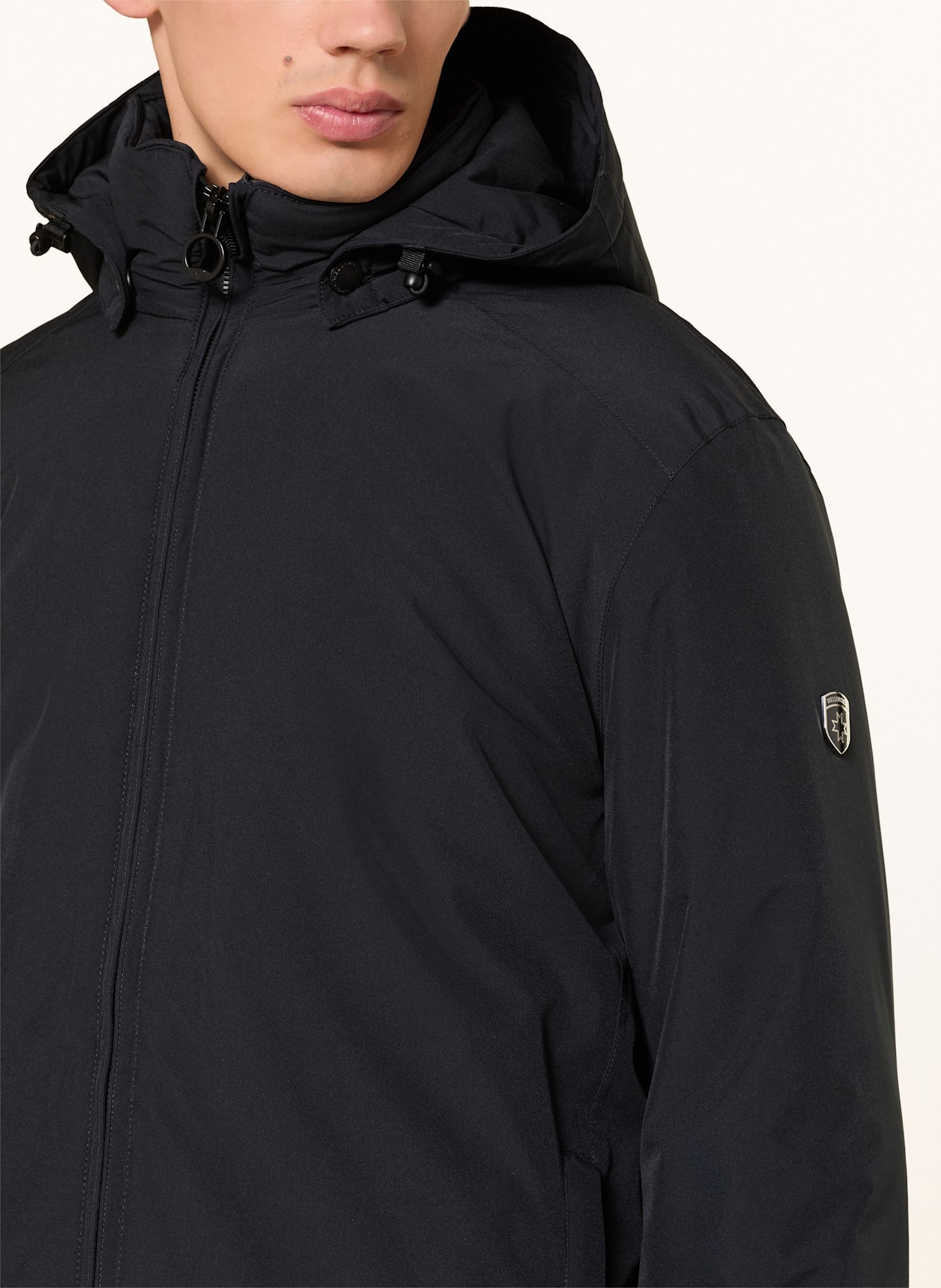 WELLENSTEYN SERPENTINE LONG parka: DARK BLUE