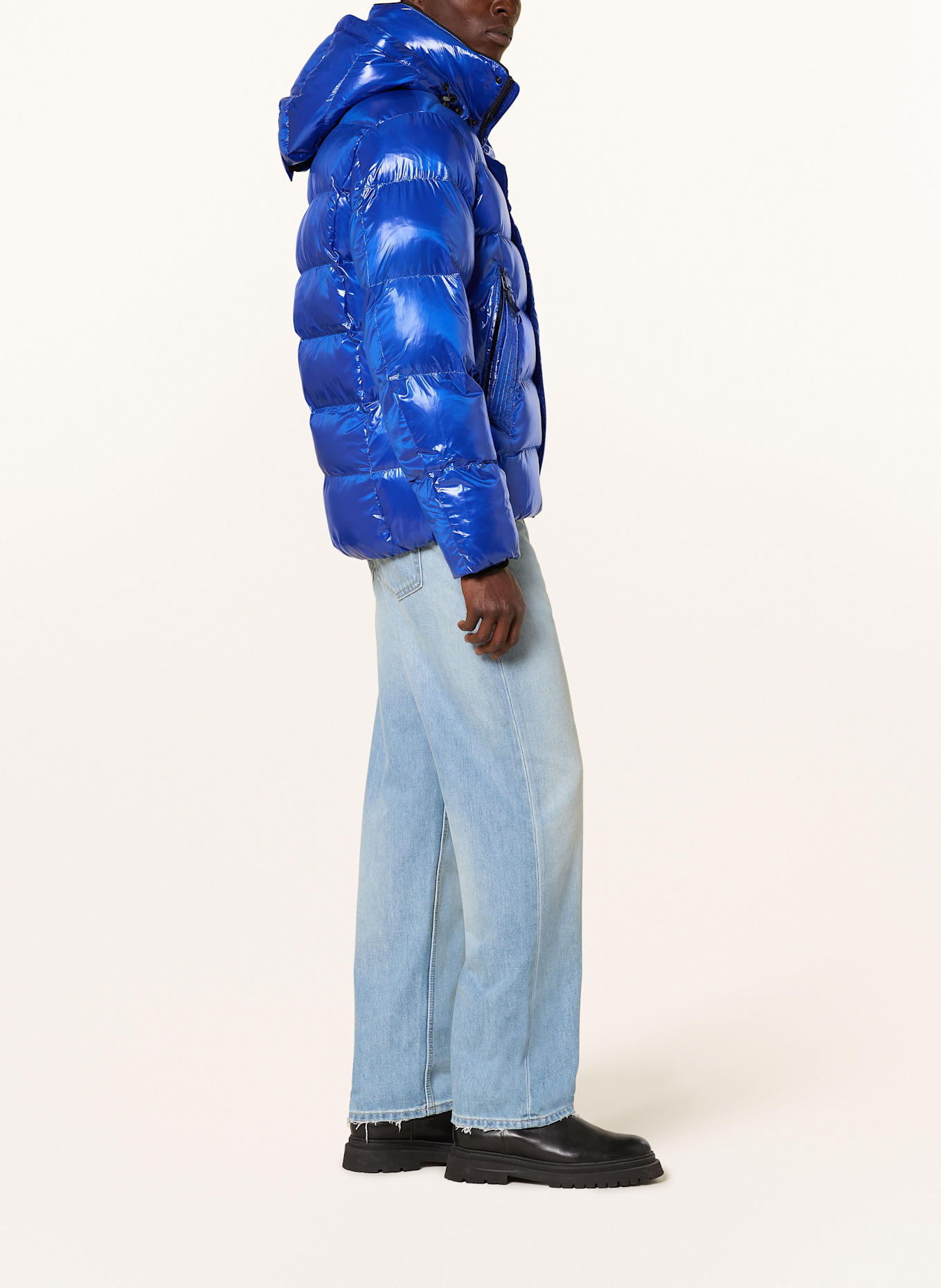 WELLENSTEYN Steppjacke NETWORD mit DUPONT™ SORONA®-Isolierung: NEONBLAU