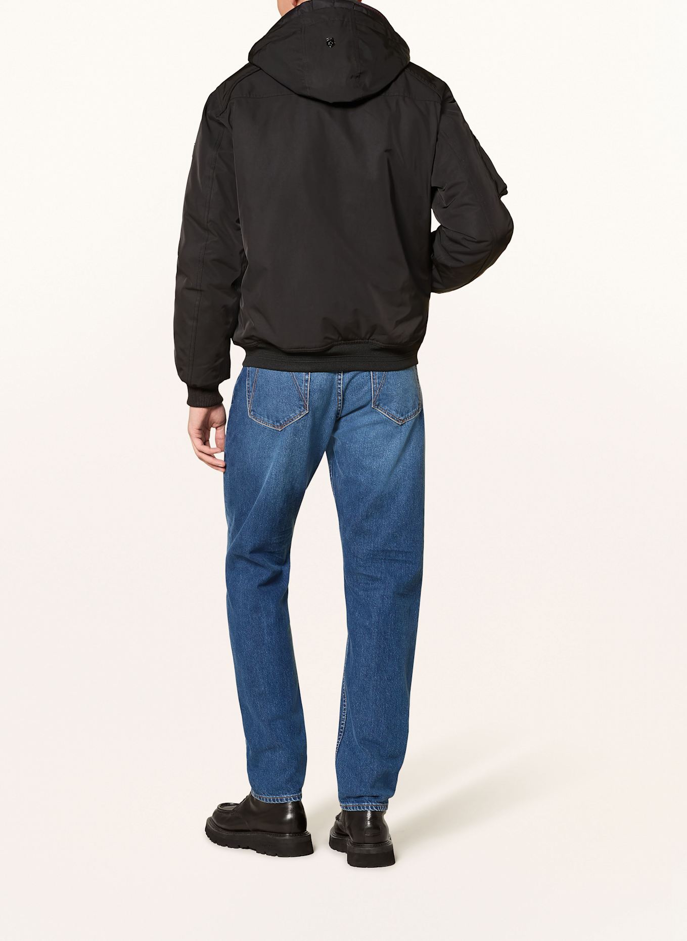 WELLENSTEYN Jacke CICERO mit abnehmbarer Kapuze: SCHWARZ