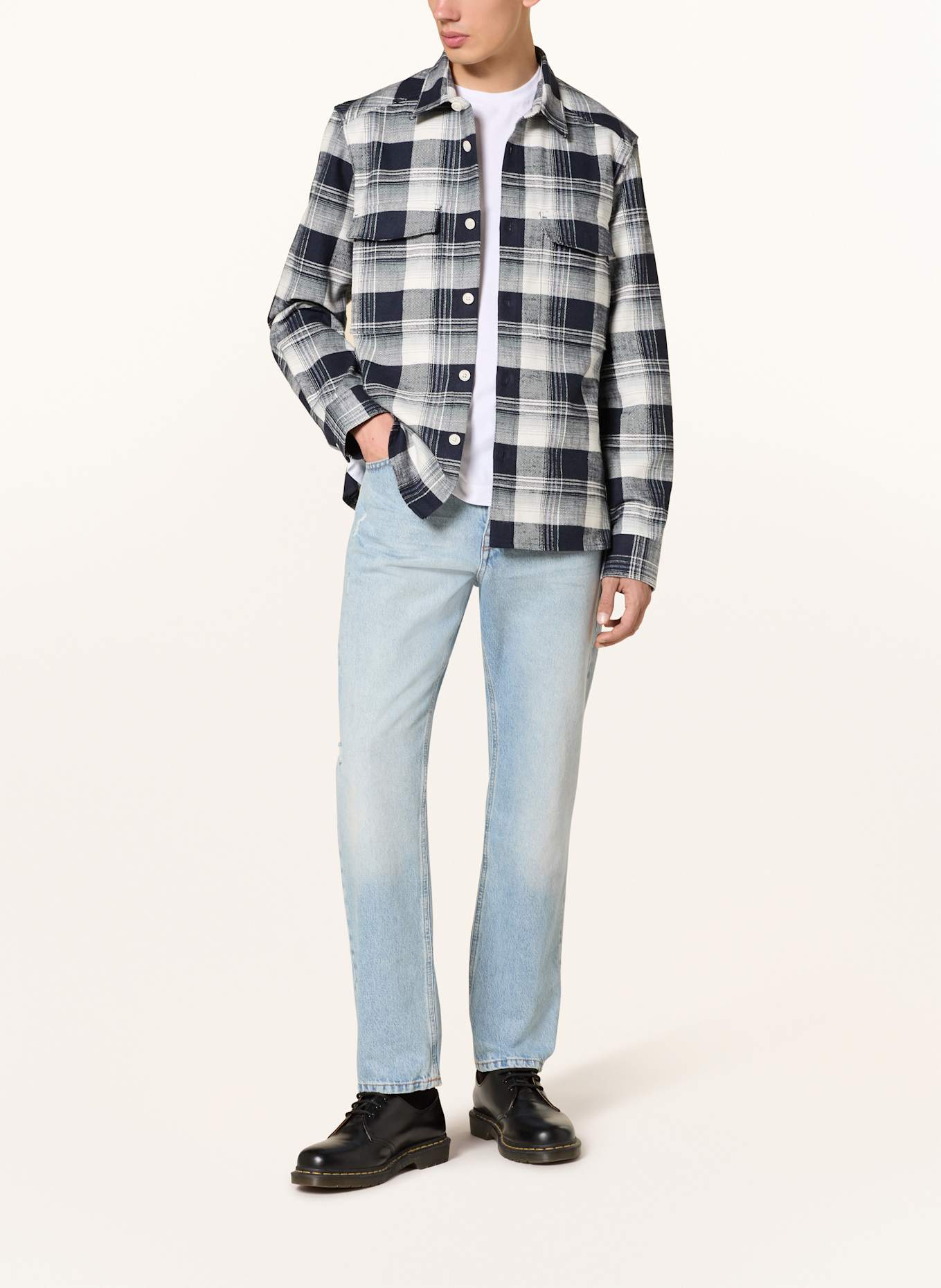 DRYKORN Flannel overshirt GUNRAY: The North Face