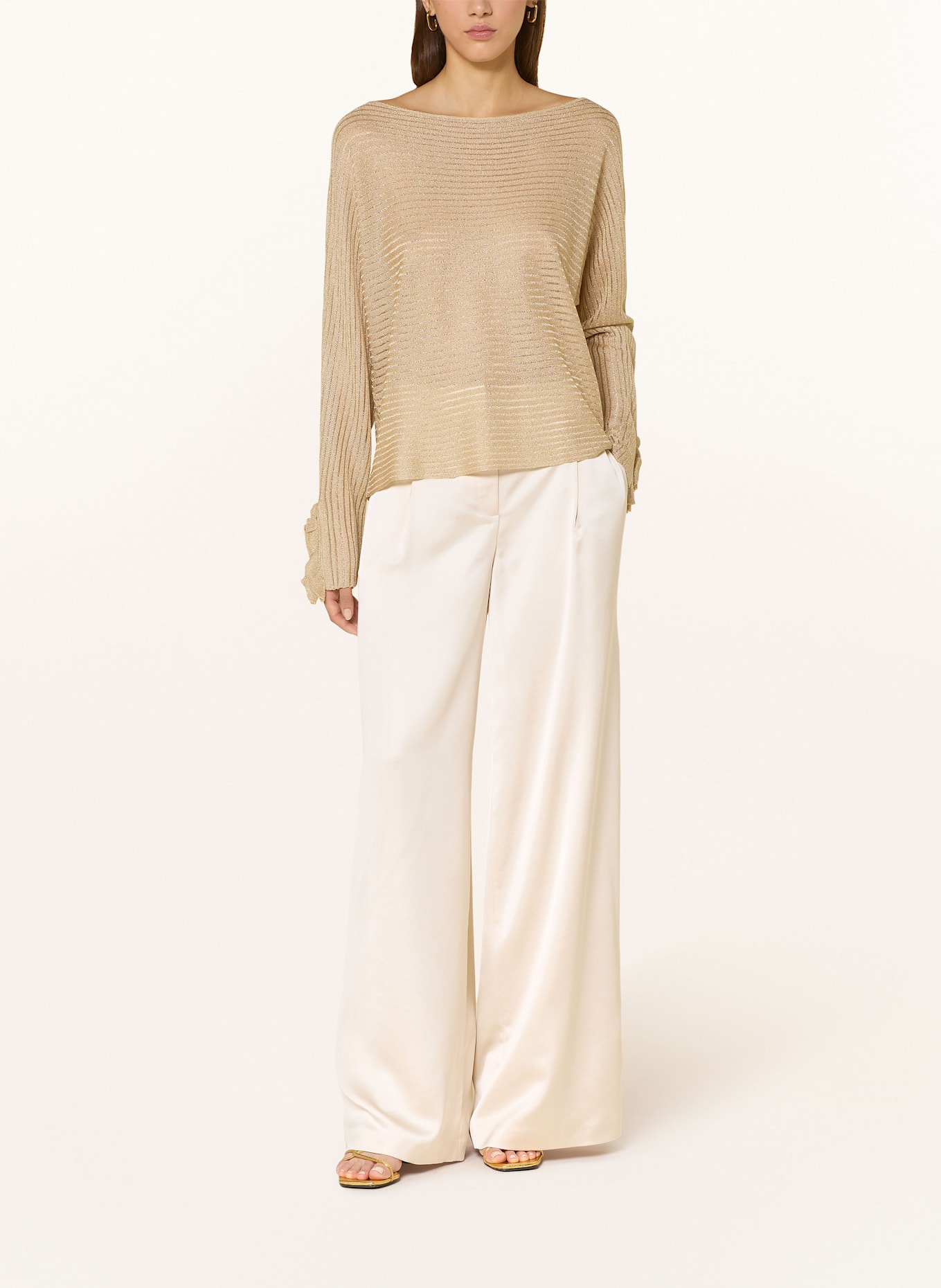 LIU JO Satinhose: ECRU