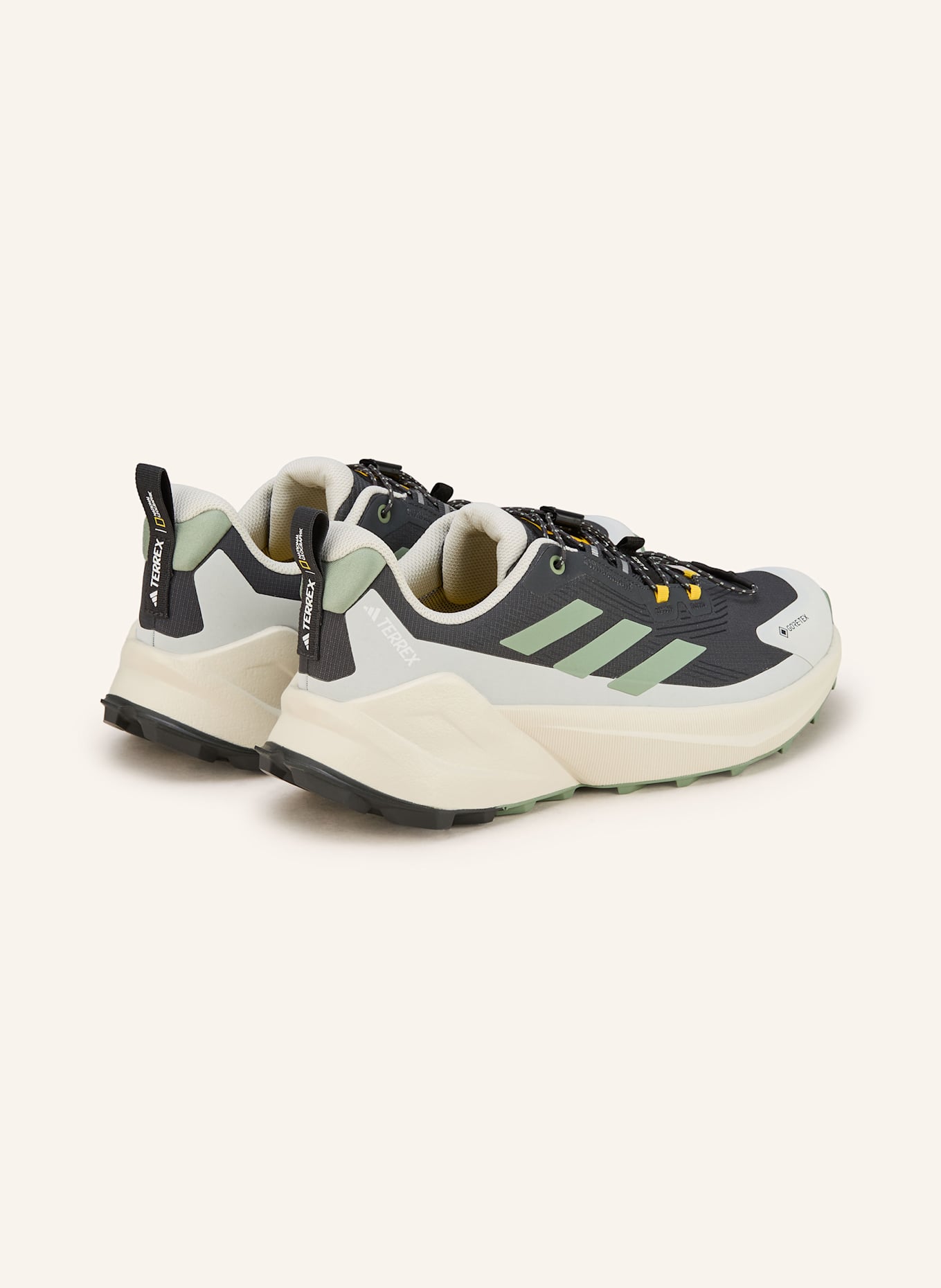 adidas TERREX Wanderschuhe NATIONAL GEOGRAPHIC TERREX TRAILMAKER 2 GTX: DUNKELGRAU/ ECRU/ GRÜN