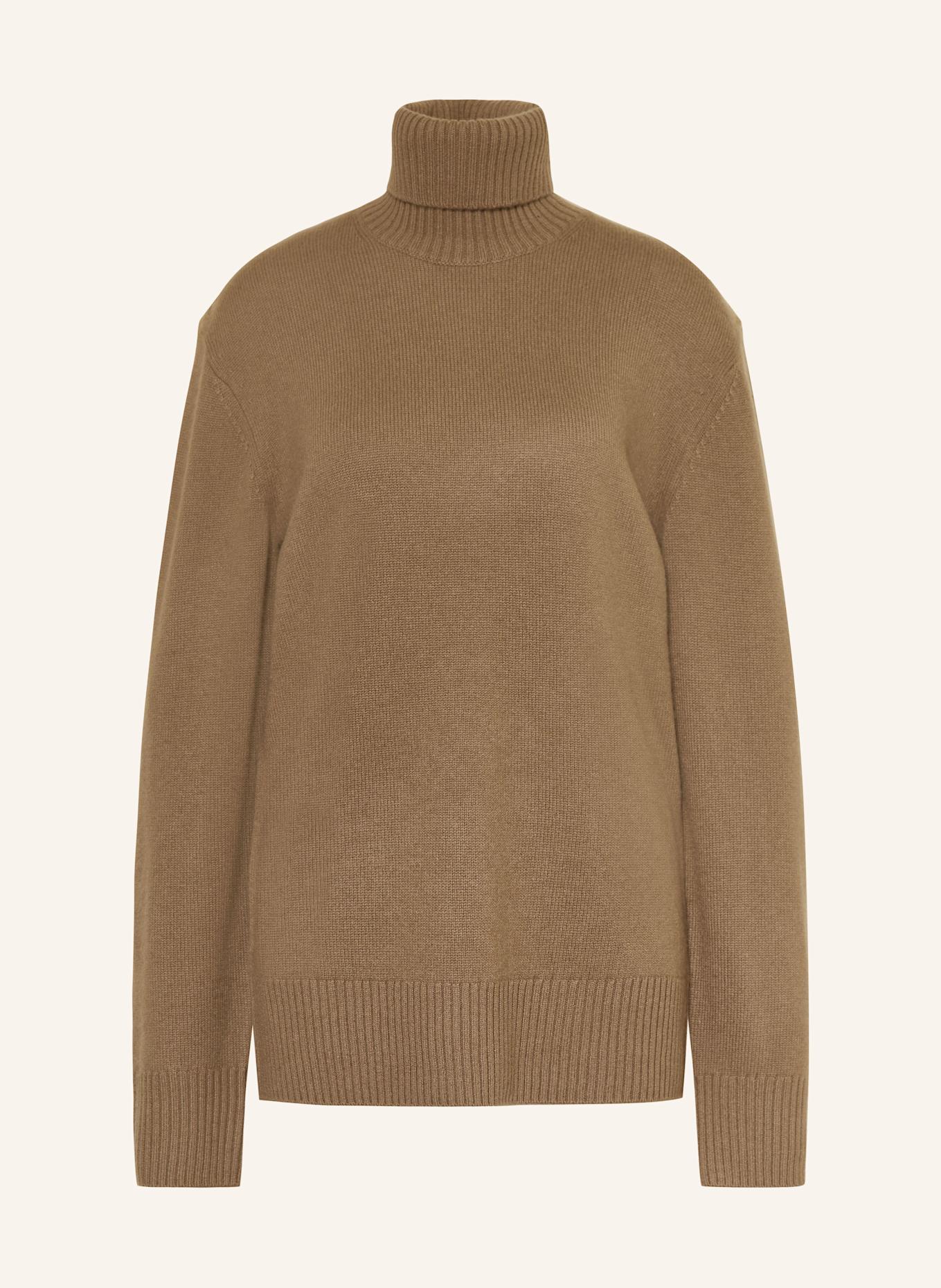 TOTEME Rollkragenpullover aus Cashmere: BRAUN