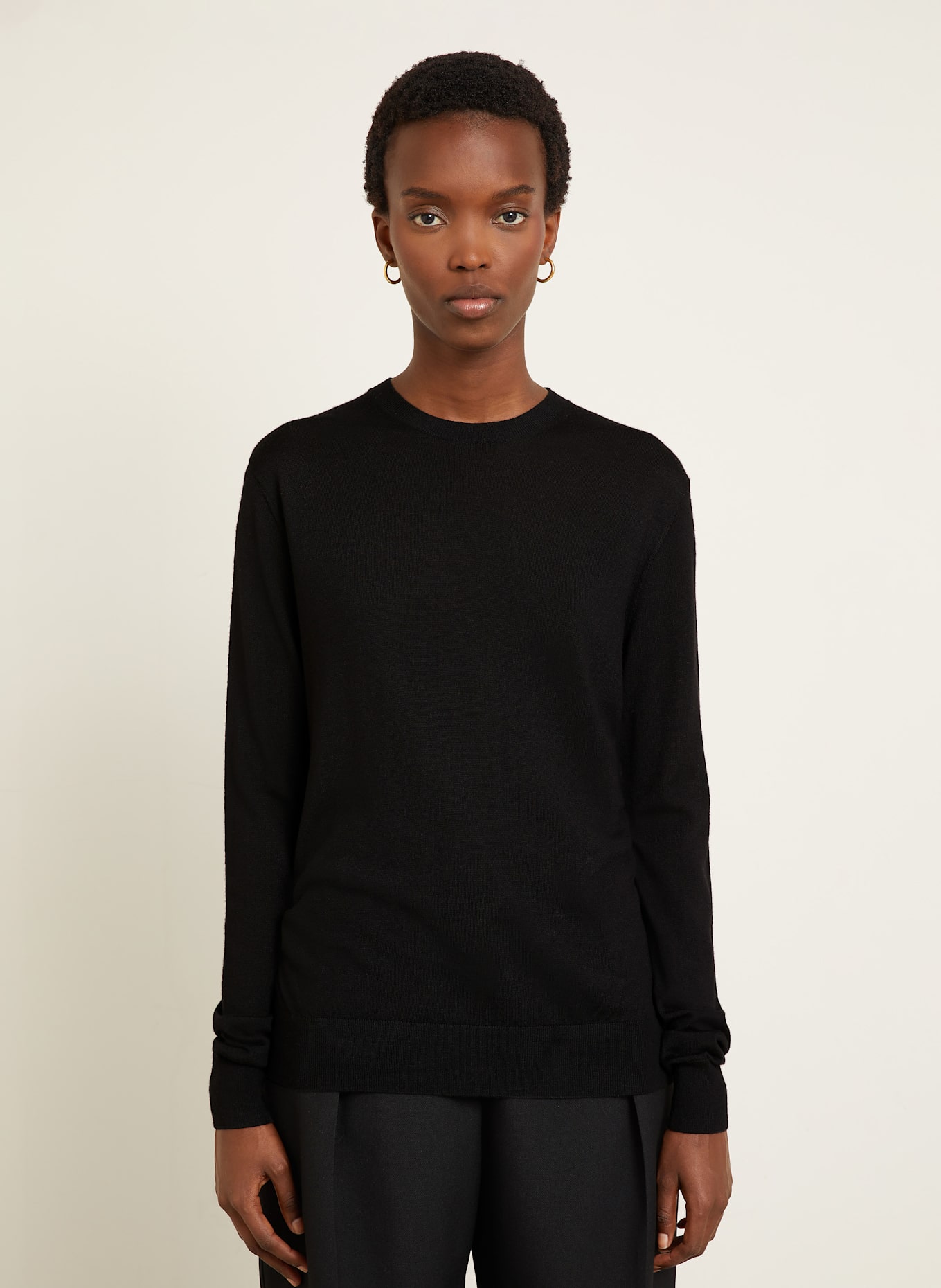 TOTEME Pullover: SCHWARZ