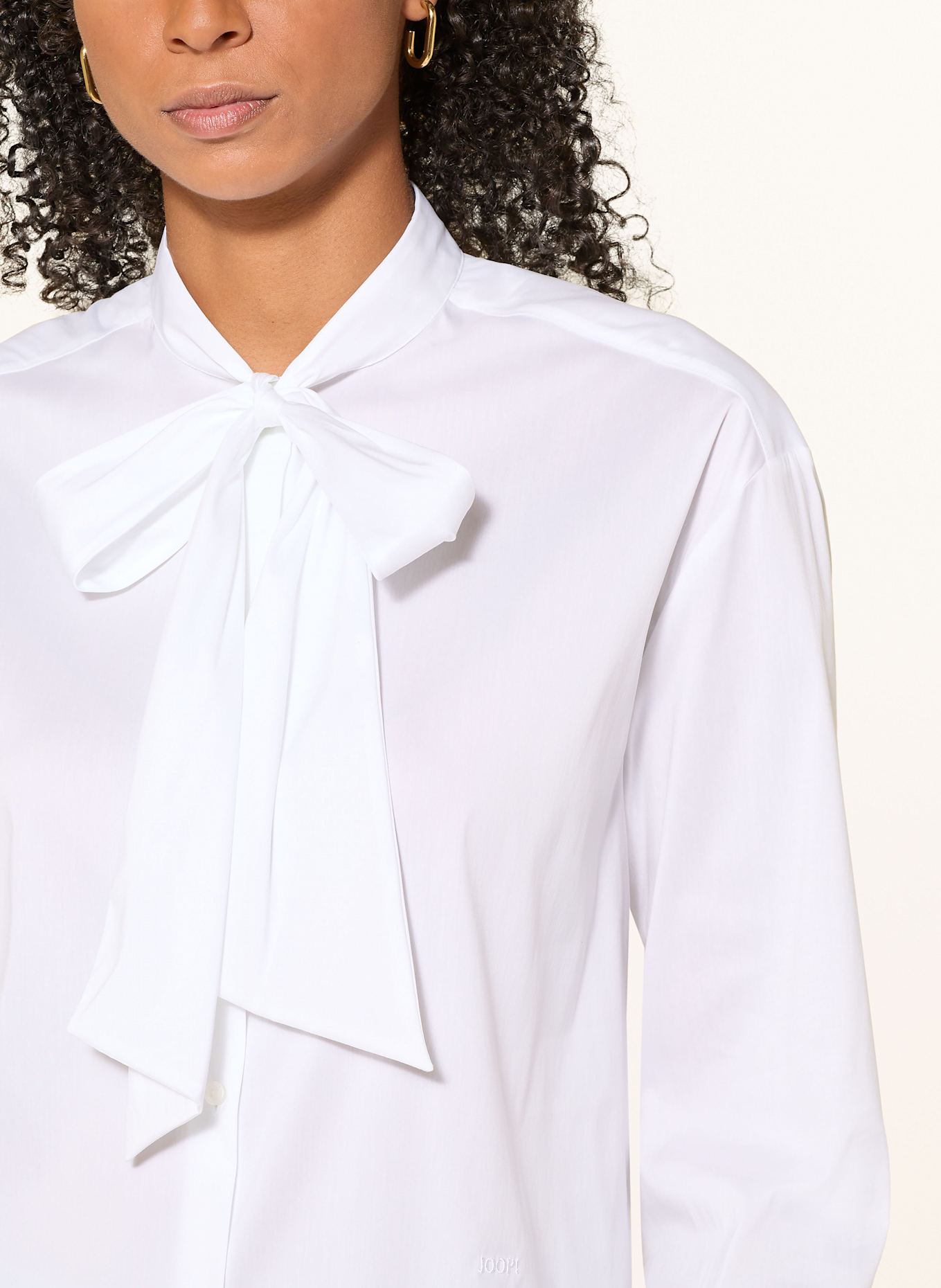 JOOP! Schluppenbluse BERNARDA: WEISS