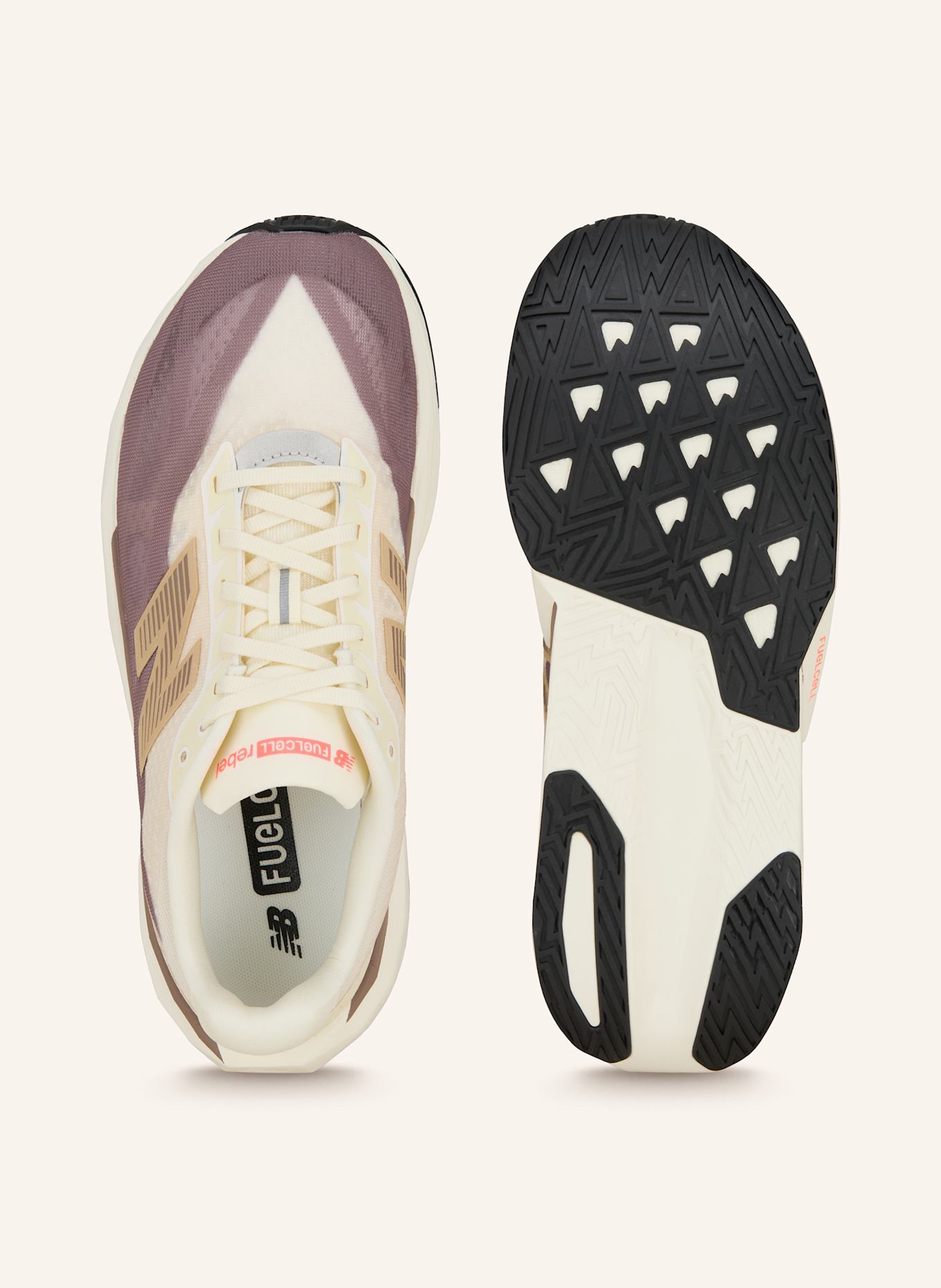 new balance Laufschuhe FUELCELL REBEL V5: BEIGE/ ECRU