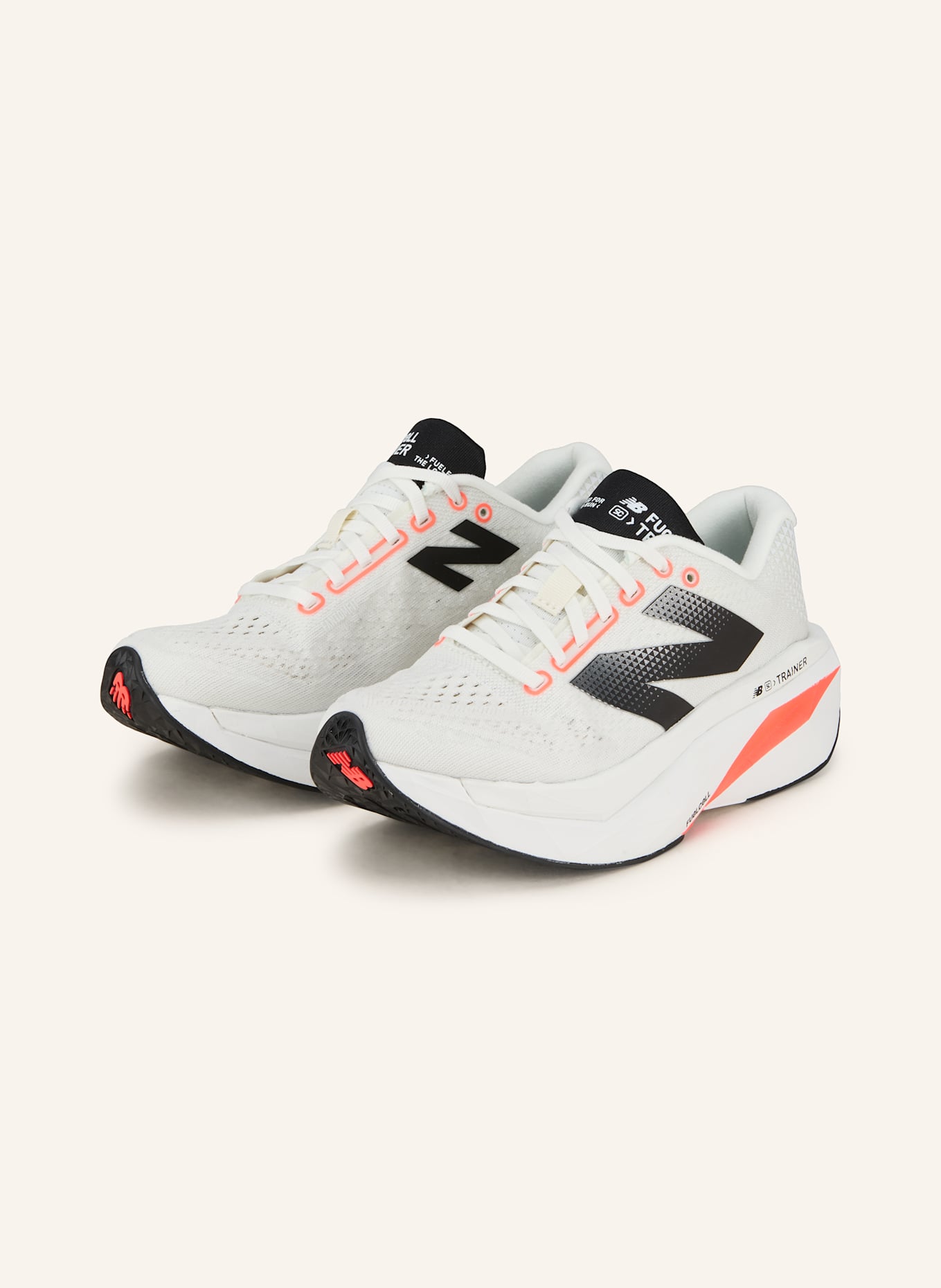 new balance Laufschuhe FUELCELL SUPERCOMP V3: WEISS/ NEONROT