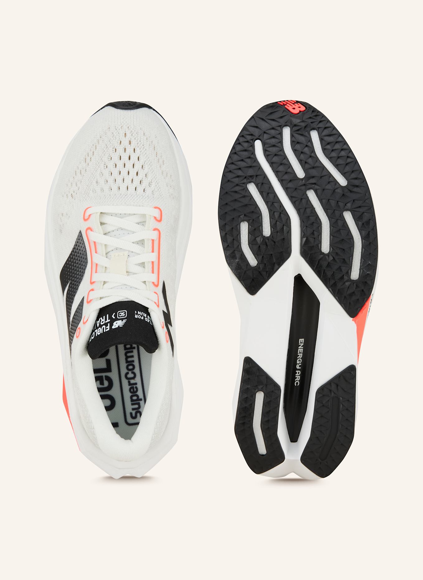 new balance Laufschuhe FUELCELL SUPERCOMP V3: WEISS/ NEONROT