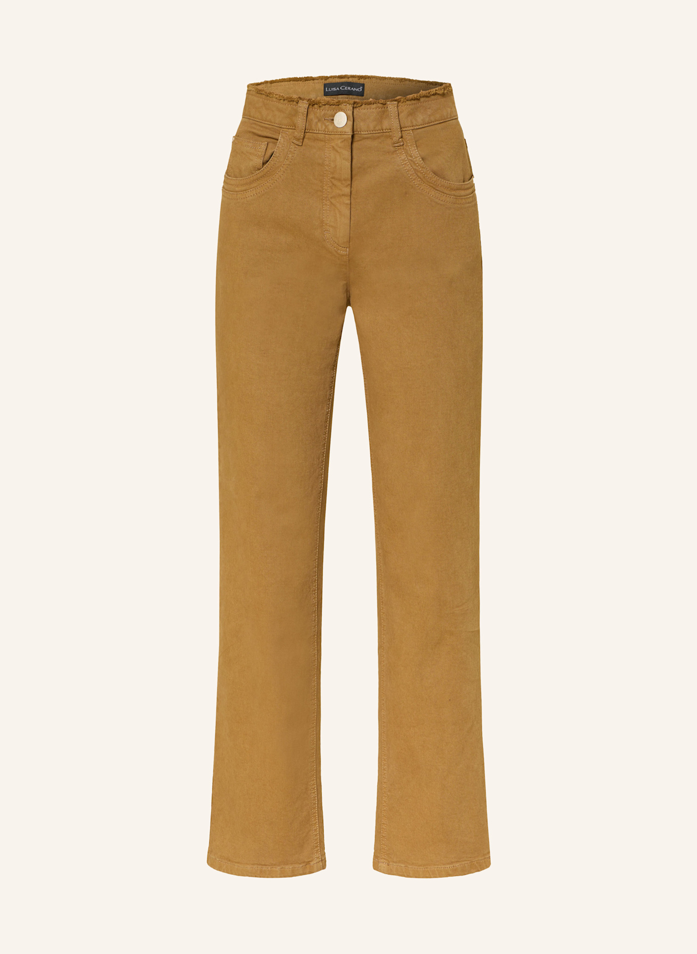 LUISA CERANO Jeansy straight: 7412 the statement check