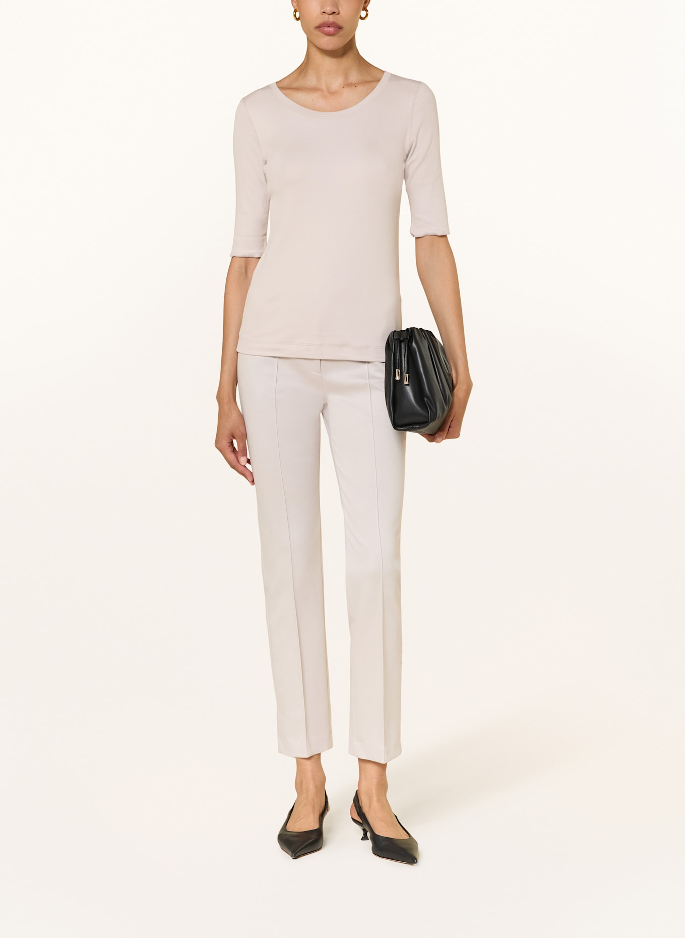 MARC CAIN Shirt mit 3/4-Arm: 702 light desert taupe