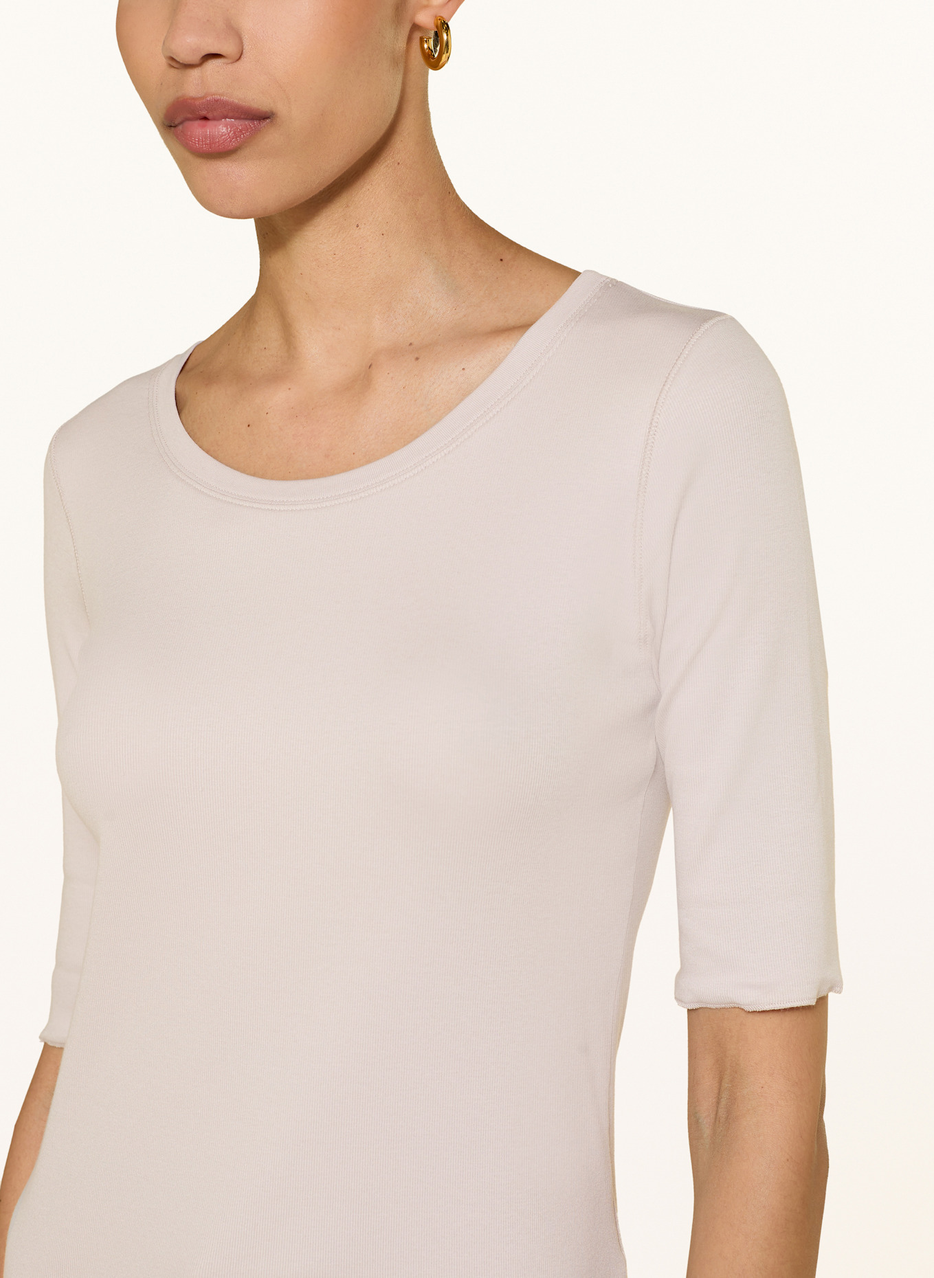 MARC CAIN Shirt mit 3/4-Arm: 702 light desert taupe