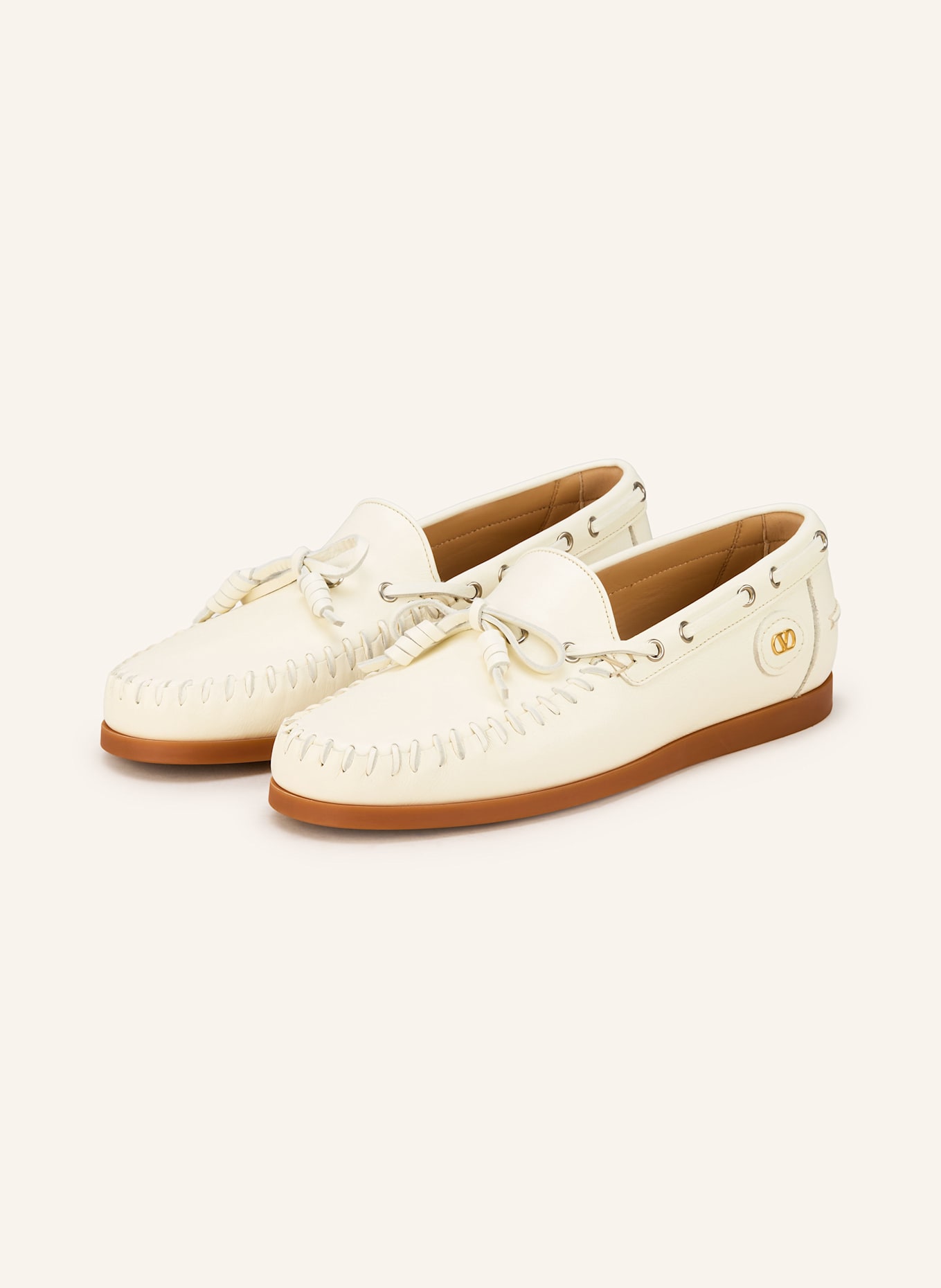 VALENTINO GARAVANI Bootsschuhe PALM AVENUE: ECRU