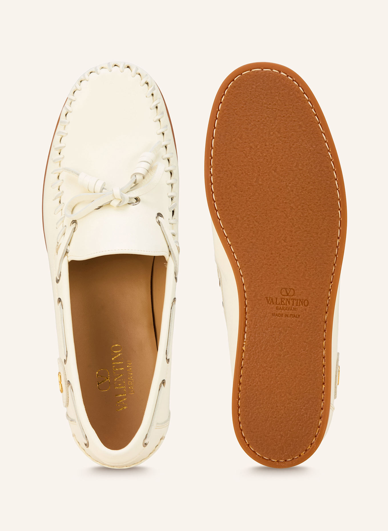 VALENTINO GARAVANI Bootsschuhe PALM AVENUE: ECRU