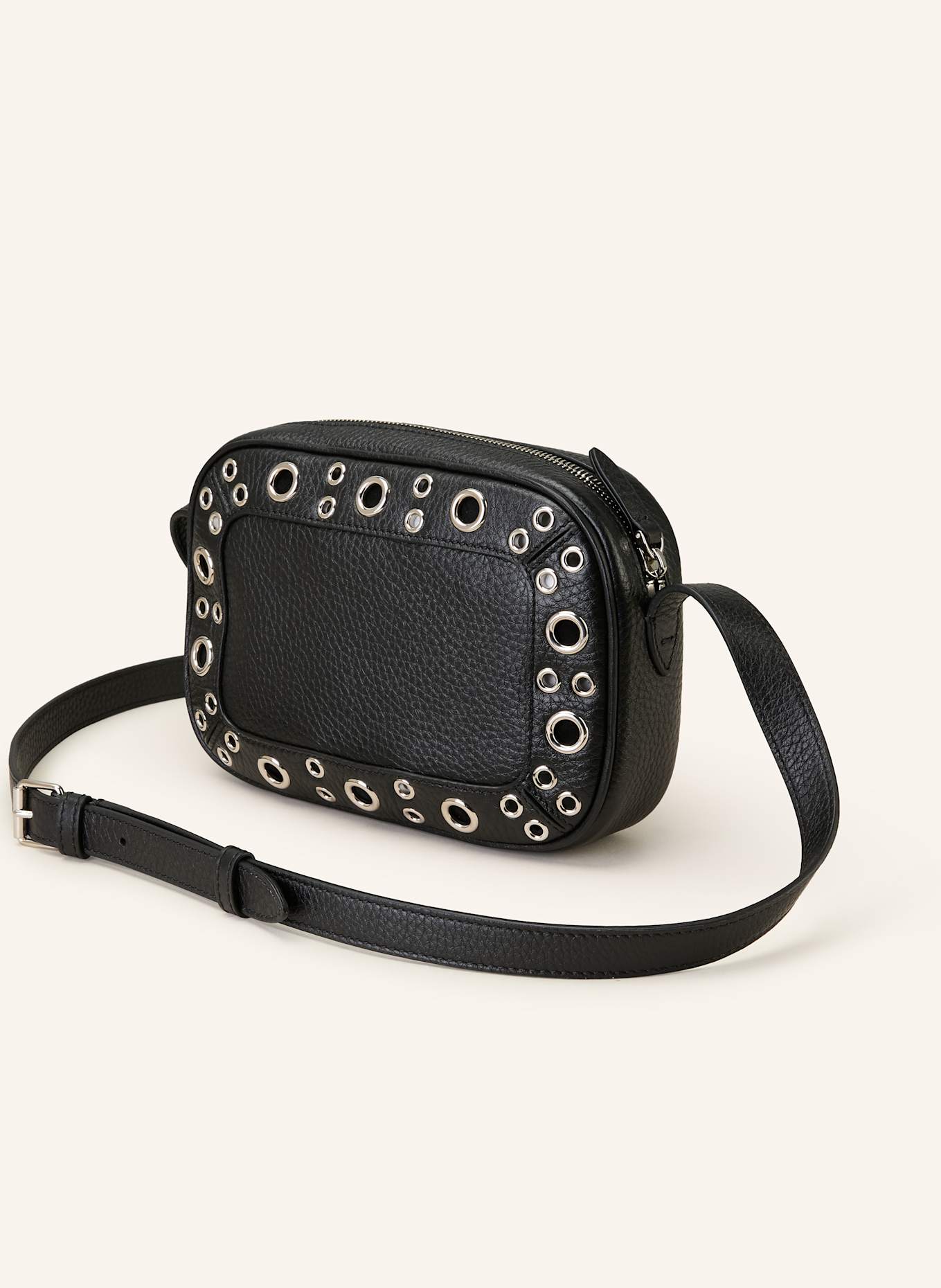 VALENTINO GARAVANI Umhängetasche NELLCOTE mit Nieten: SCHWARZ