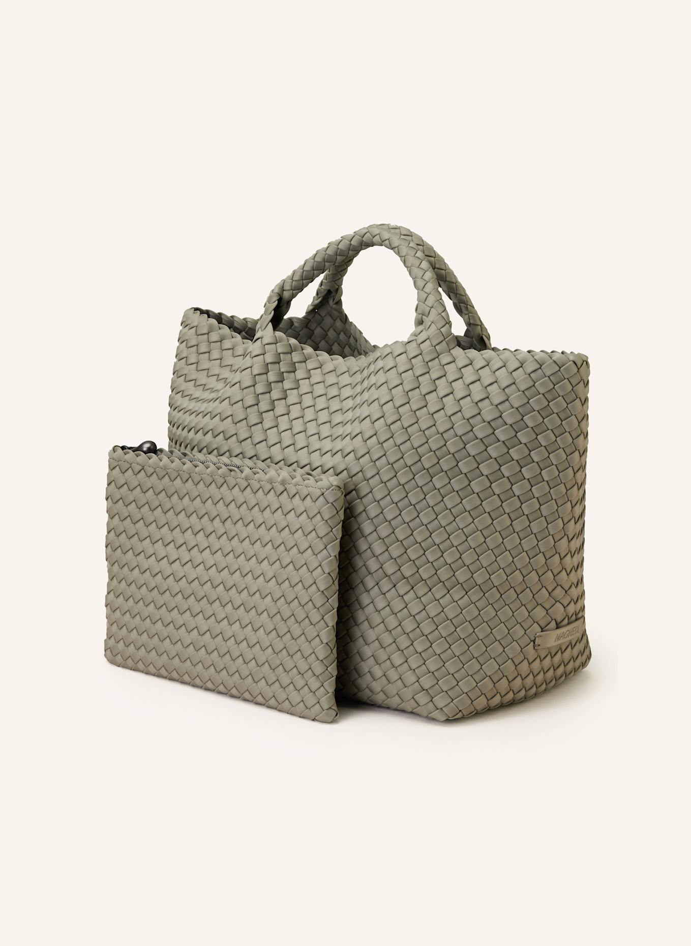 Naghedi Handbag ST BARTHS MEDIUM with pouch: LIGHT GREEN