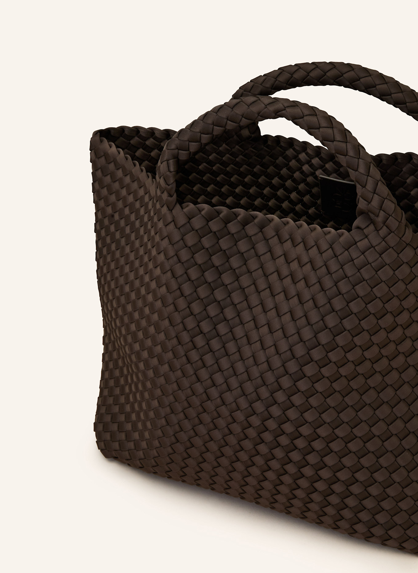 Naghedi Handbag ST BARTHS MEDIUM with pouch: DARK BROWN