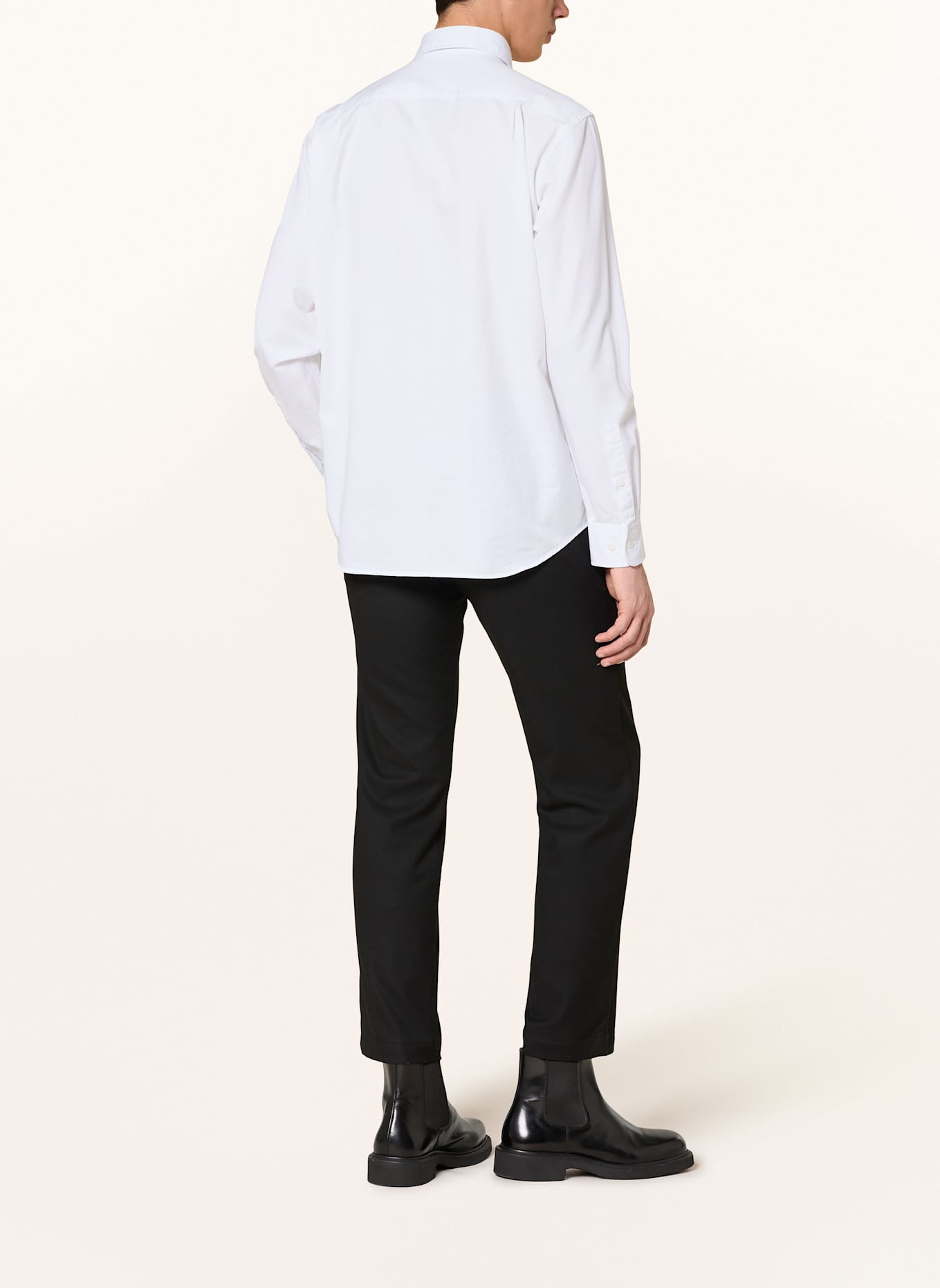 STROKESMAN'S Nike Sportswear Club Hoodie Black White Mens Clothing: WHITE
