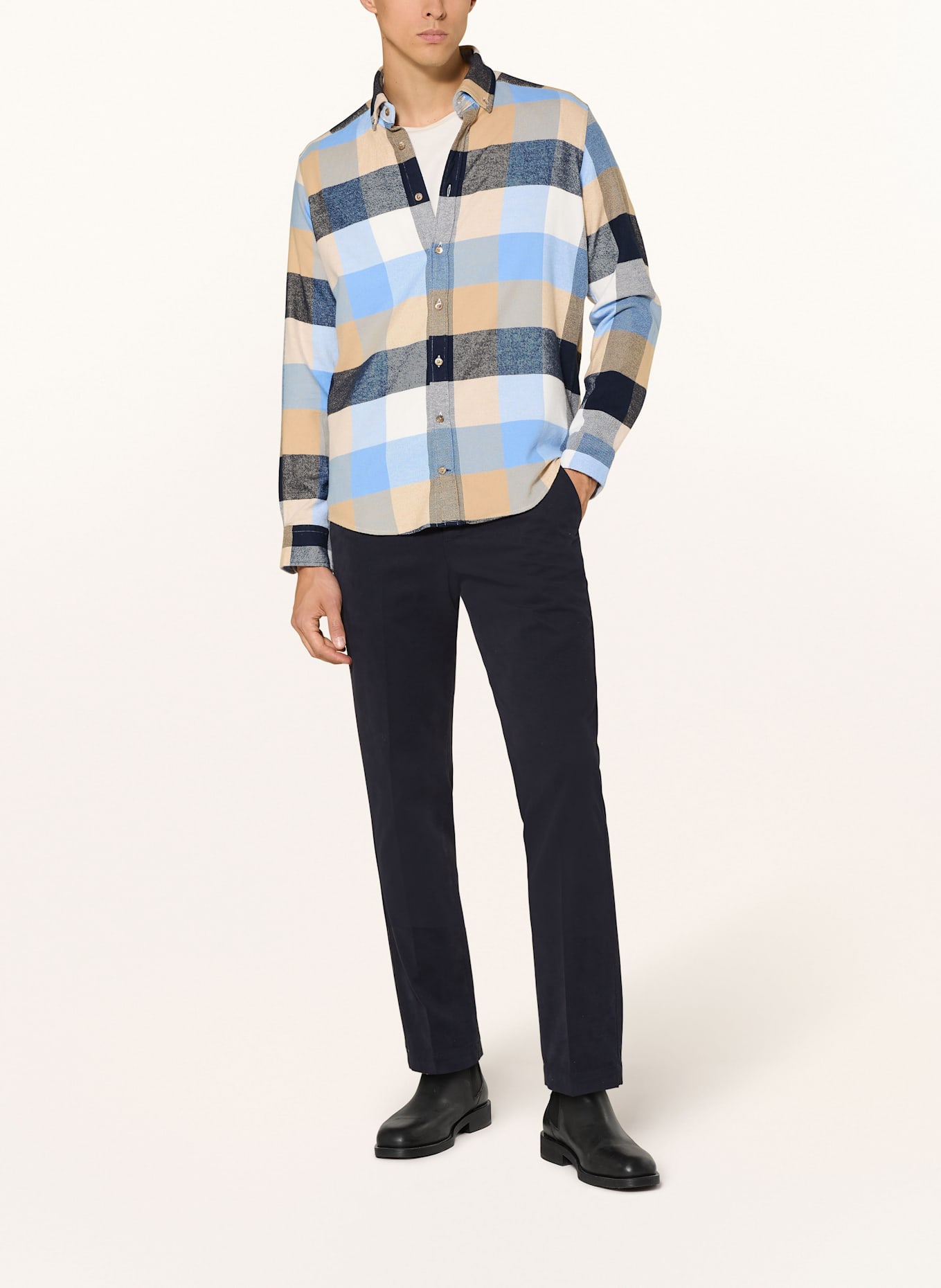STROKESMAN'S Flannel shirt Reflective regular fit: office-accessories key-chains usb polo-shirts Towels