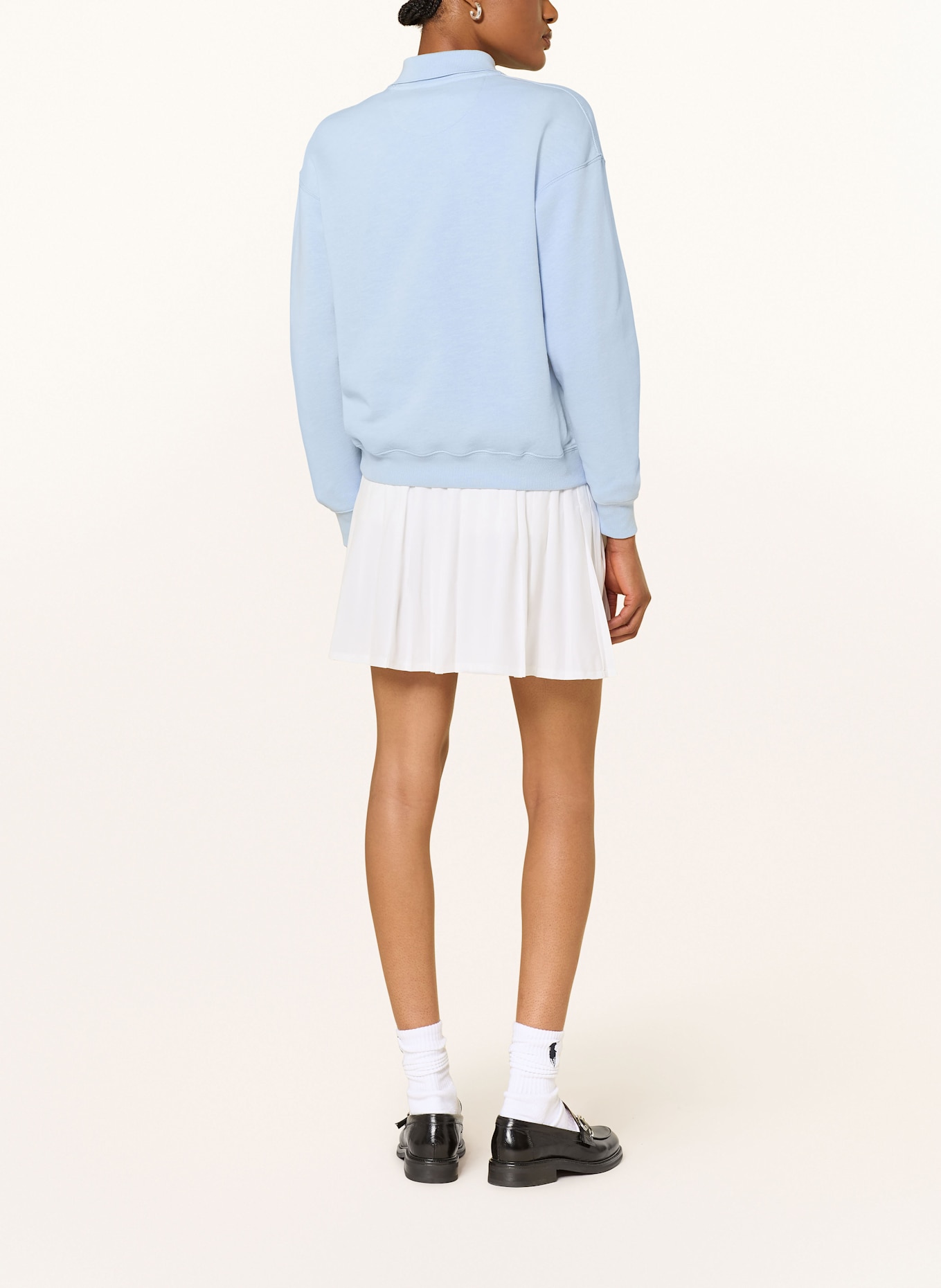 polo-shirts men usb box footwear-accessories shoe-care 42 clothing caps Sweatshirt fabric polo shirt: LIGHT BLUE