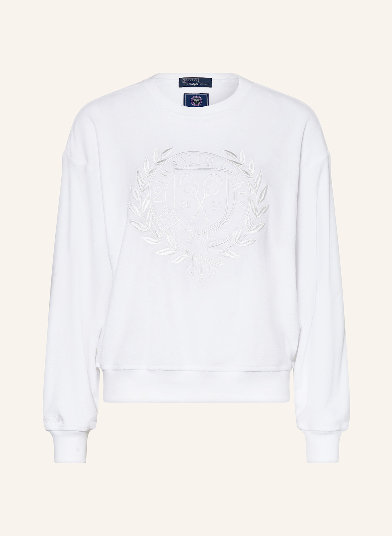 POLO RALPH LAUREN Frotteeshirt: WEISS