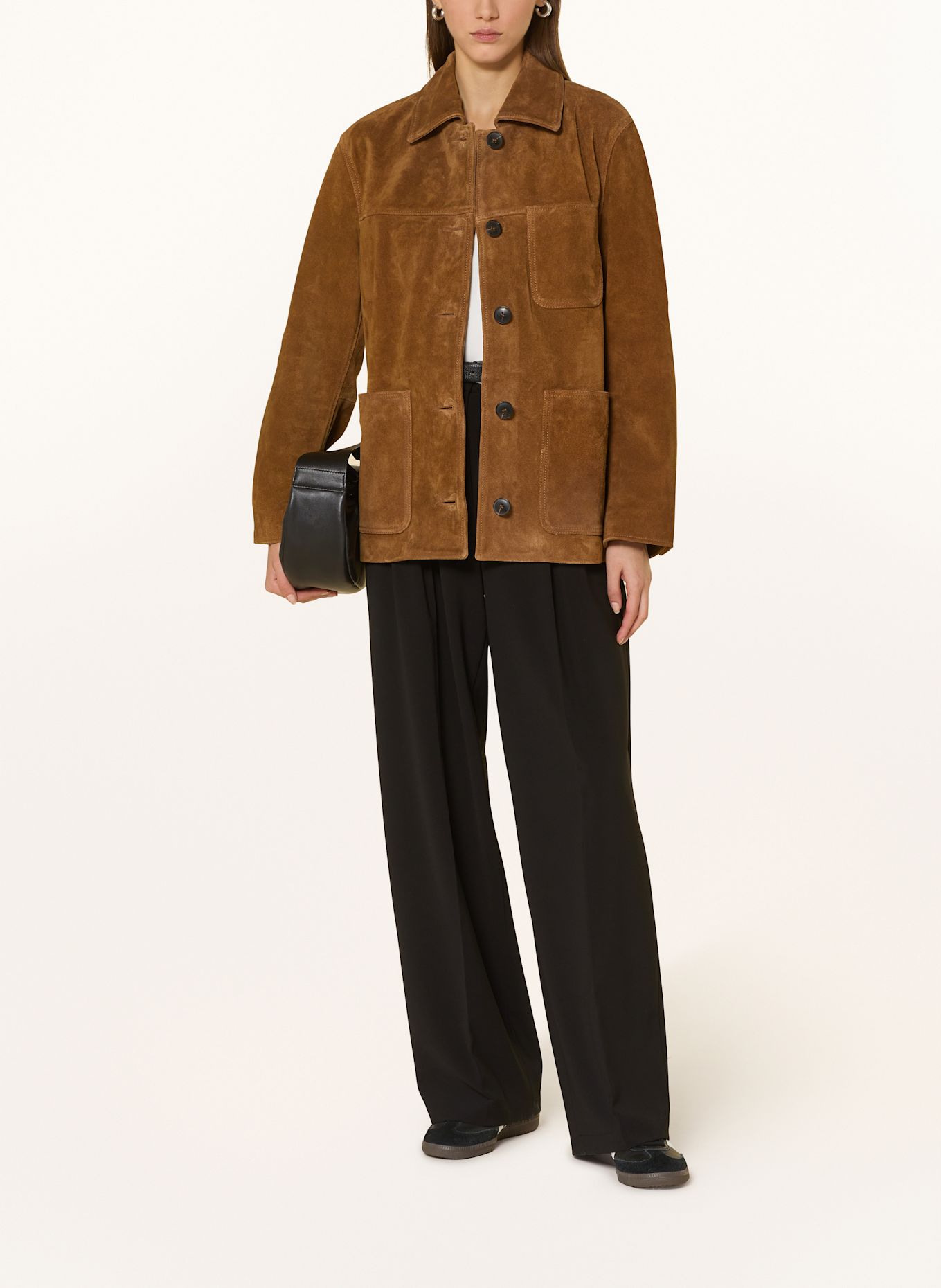 Marc O'Polo DENIM Lederjacke: BRAUN