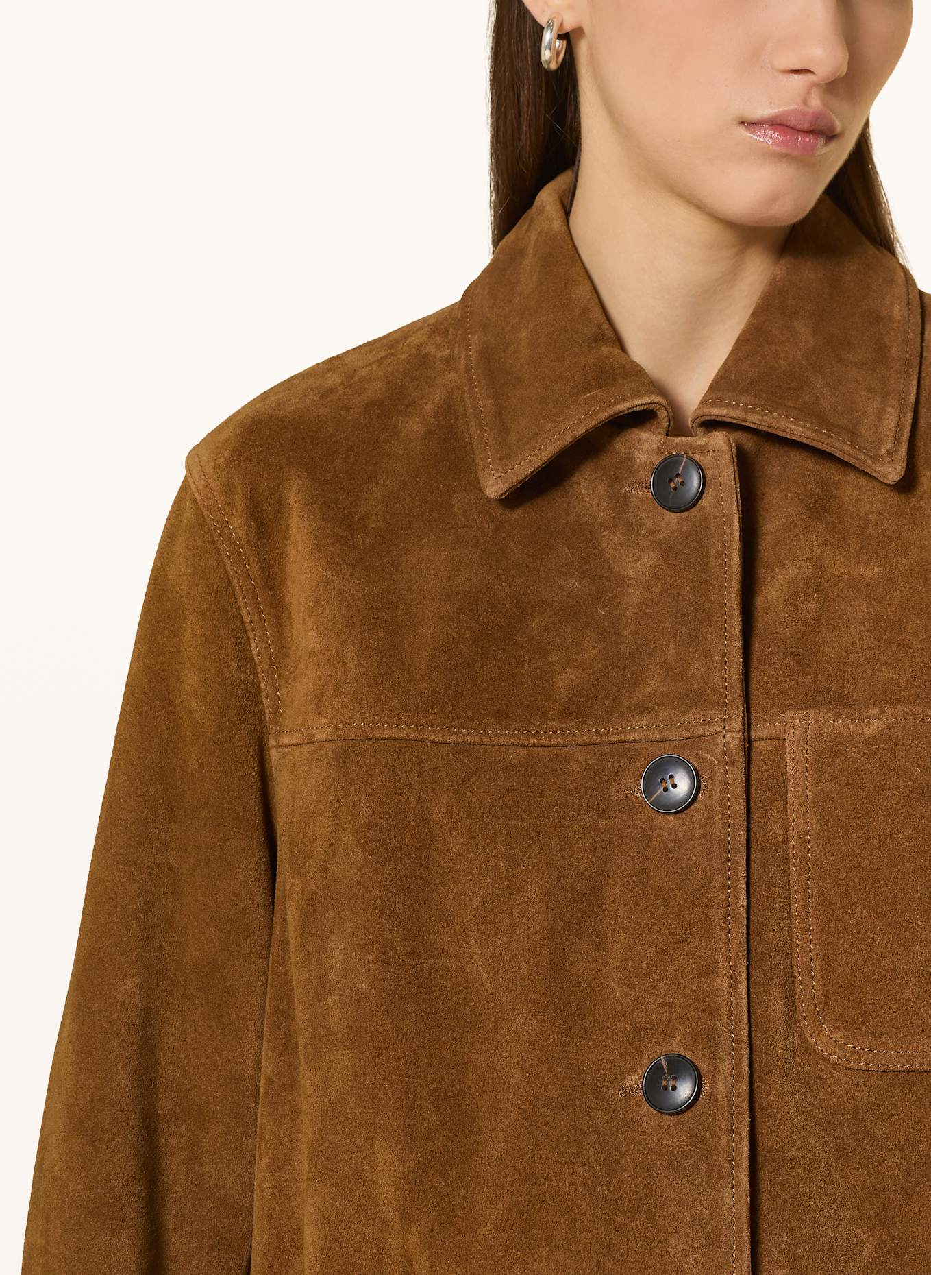 Marc O'Polo DENIM Lederjacke: BRAUN