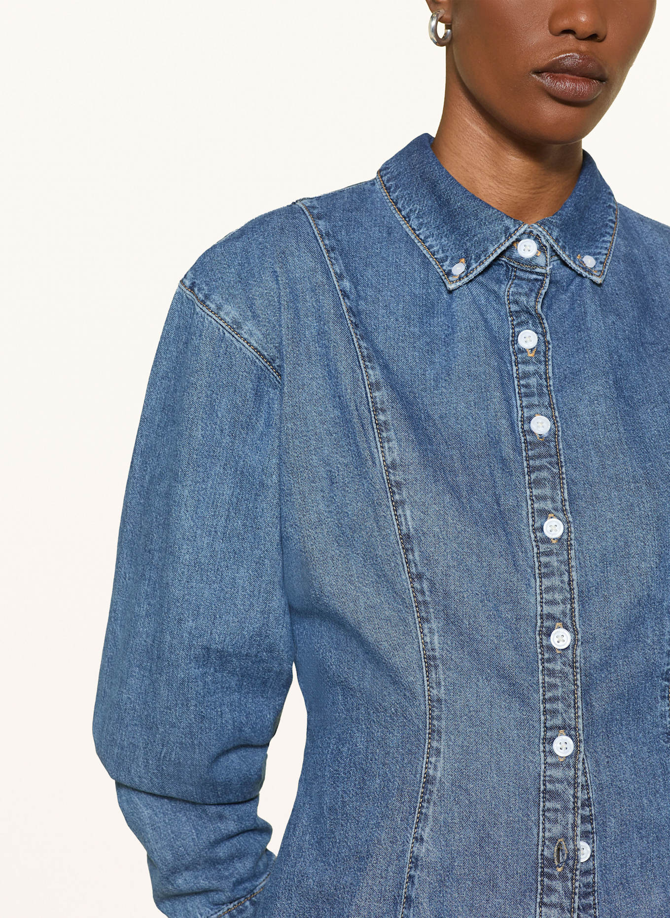 EB DENIM Jeansbluse ROSE: BLAU