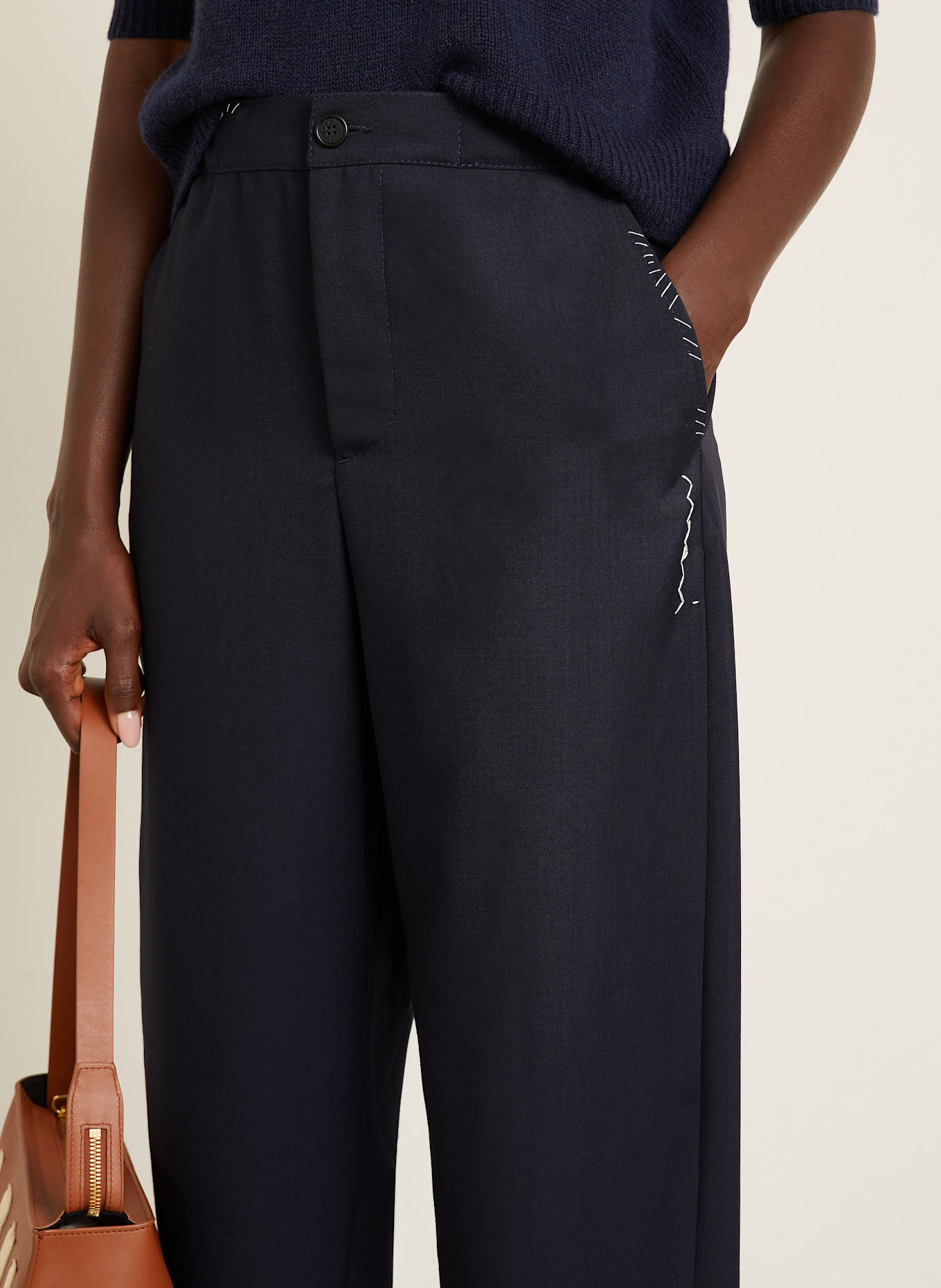 MARNI Trousers: DARK BLUE