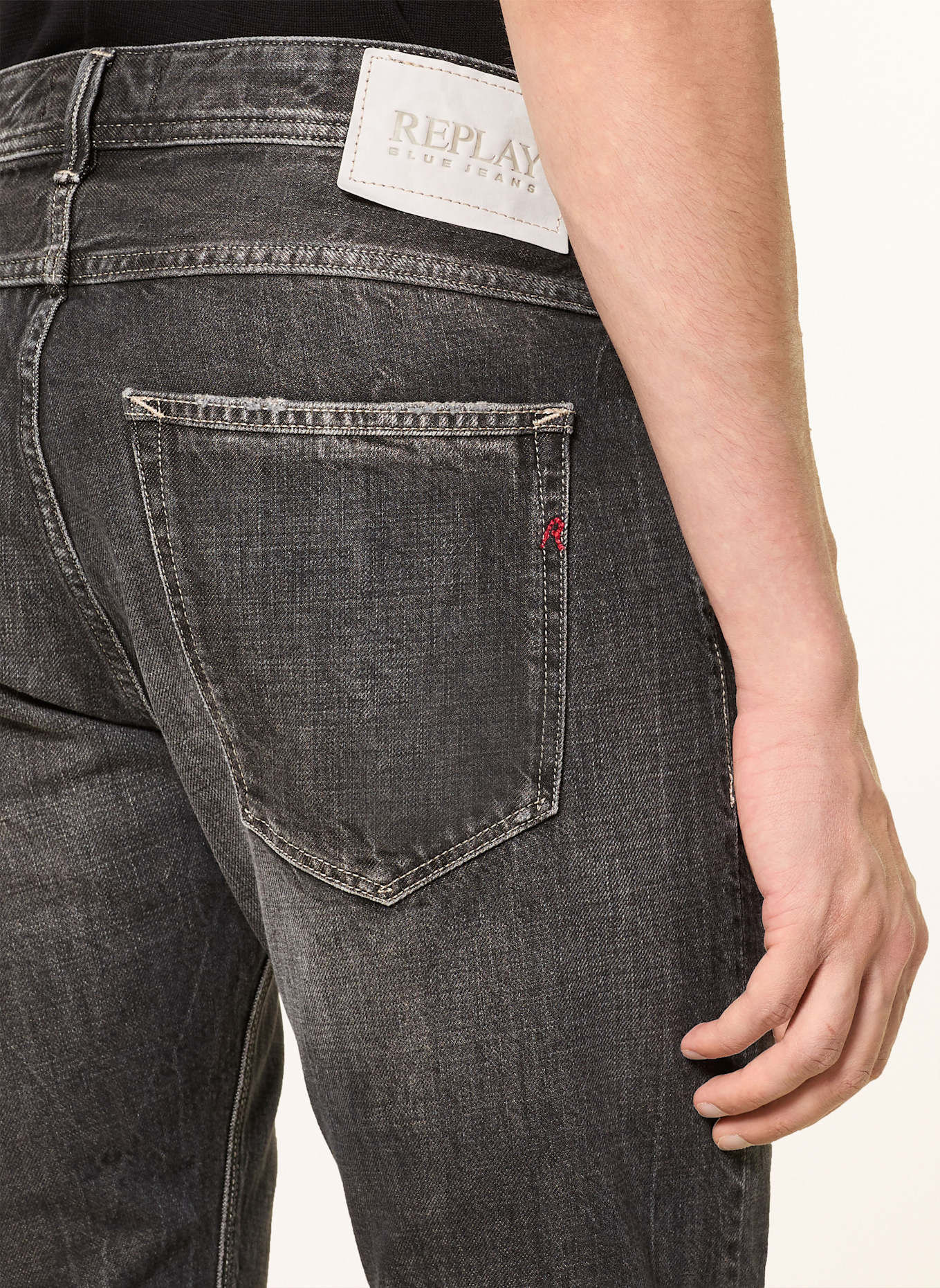 REPLAY Jeans WILLBI regular slim fit: 097 DARK GREY