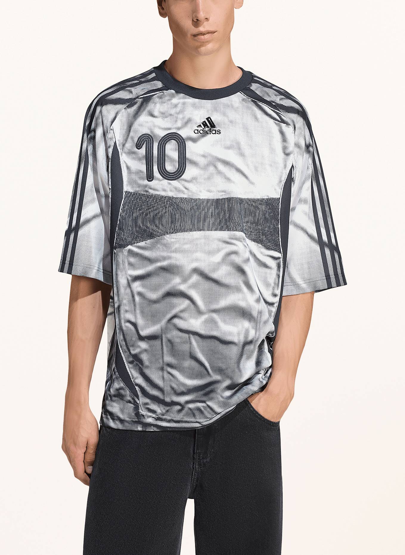 adidas Originals T-Shirt ADILENIUM SAISON 4 TEAMGEIST: WEISS / SCHWARZ