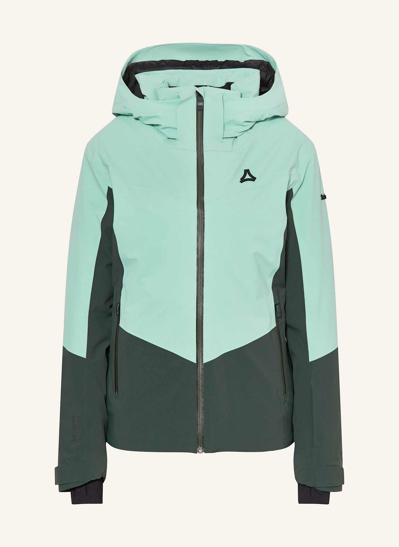 Schöffel Skijacke SAFUNA: MINT / DUNKELGRÜN