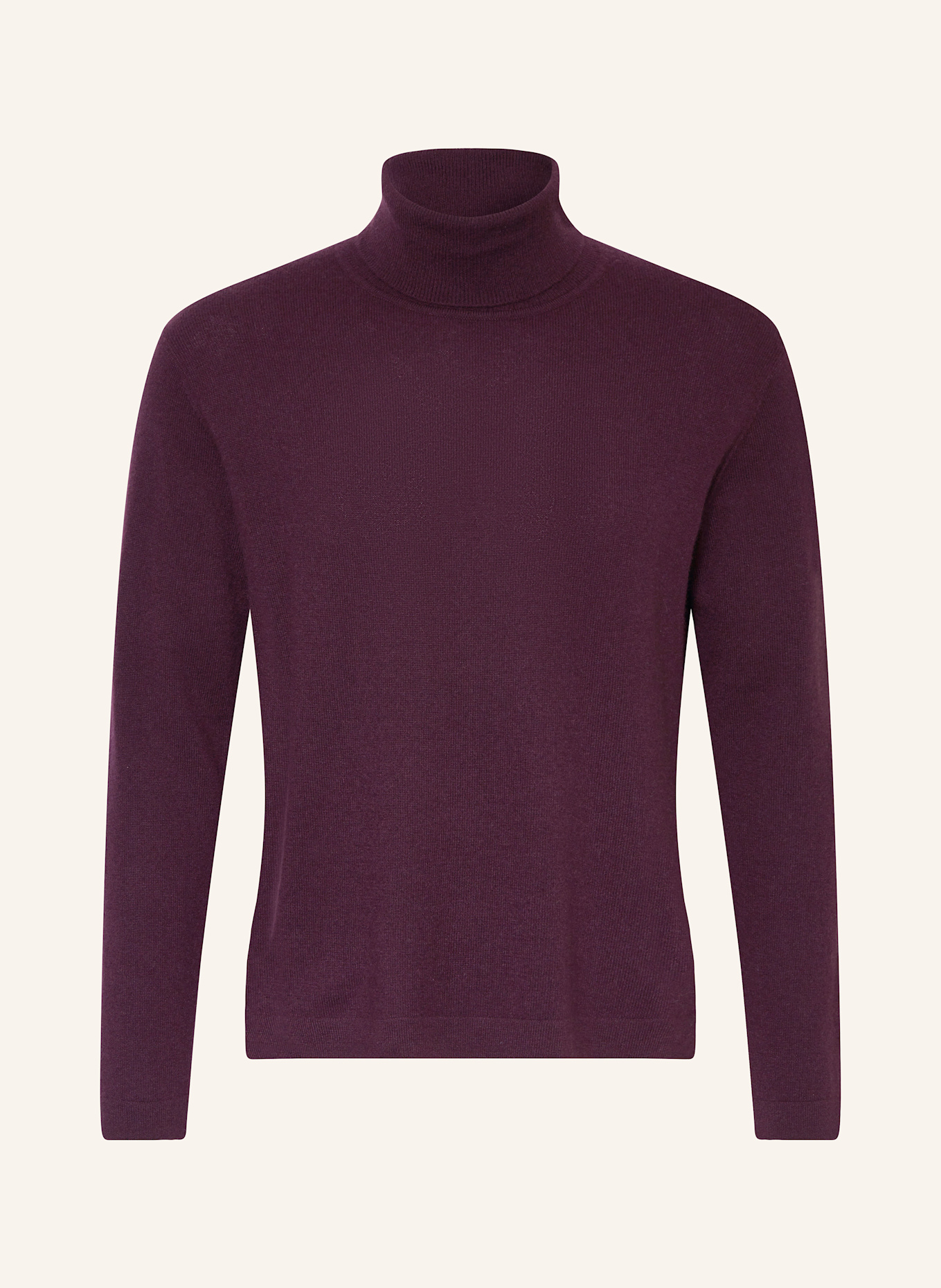LISA YANG Cashmere-Pullover AKSEL: DUNKELROT
