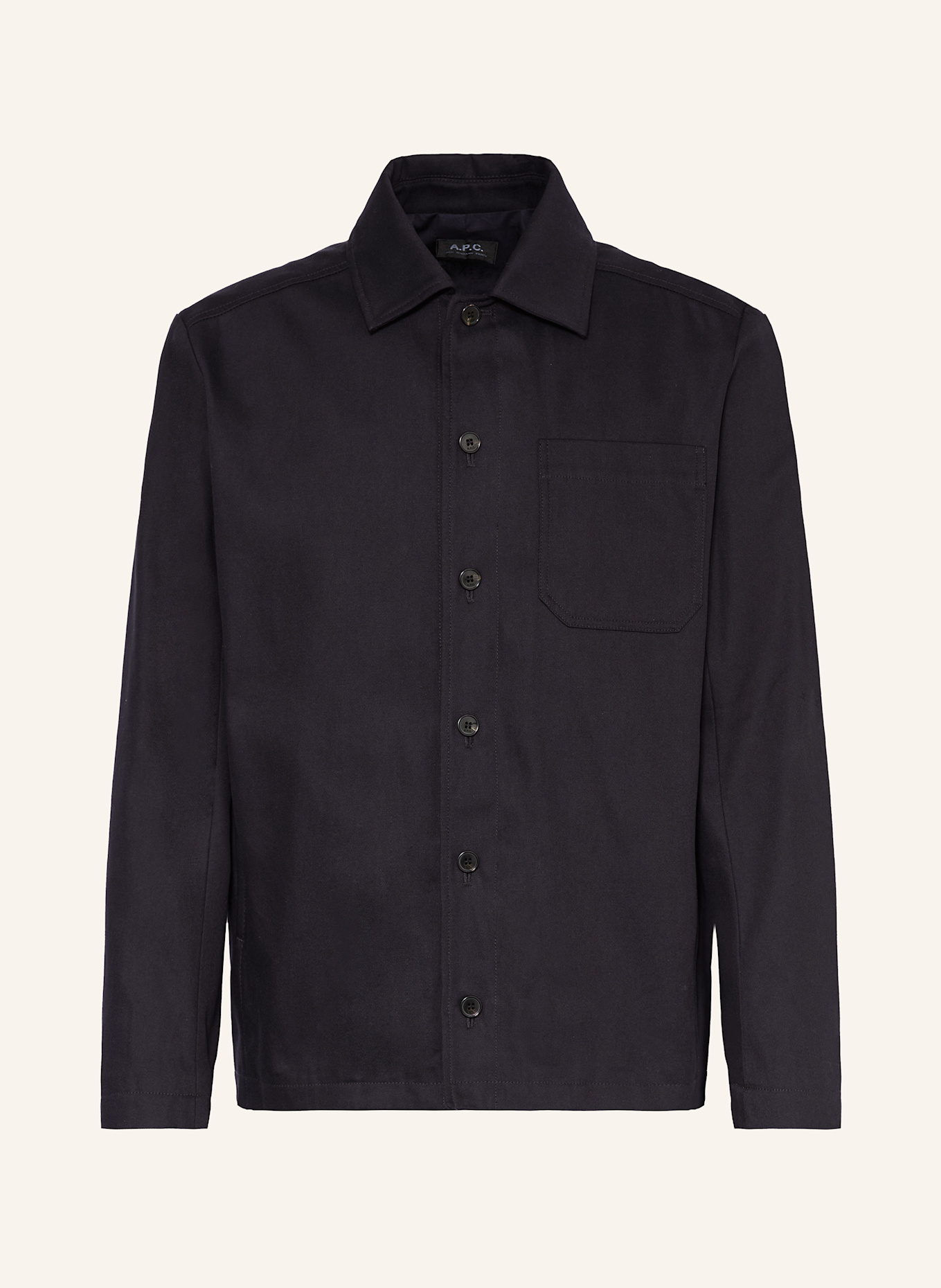 A.P.C. Overjacket JEFFRAY: DUNKELBLAU