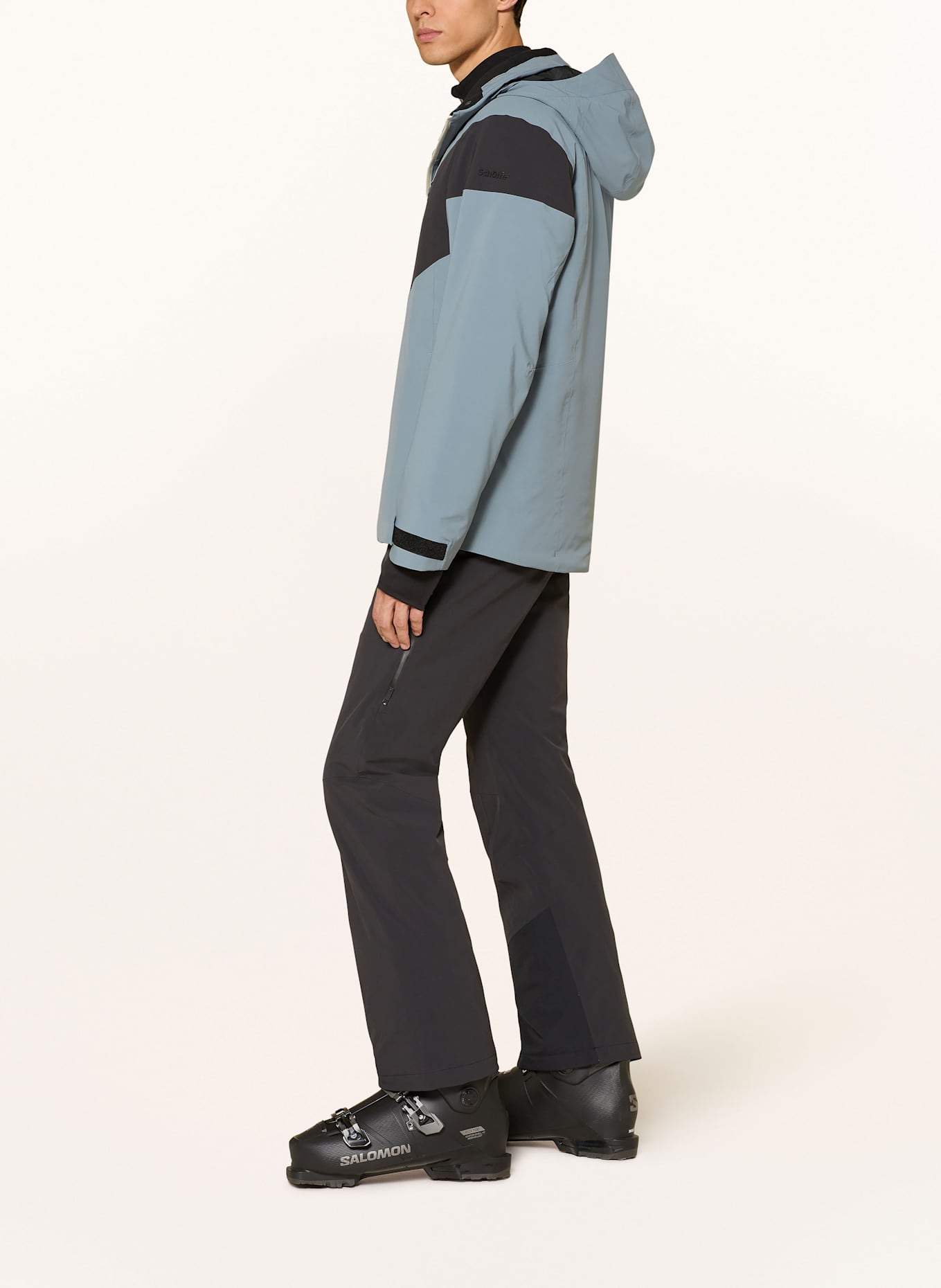 Schöffel SAFUNA MNS ski jacket: GRAY / BLACK