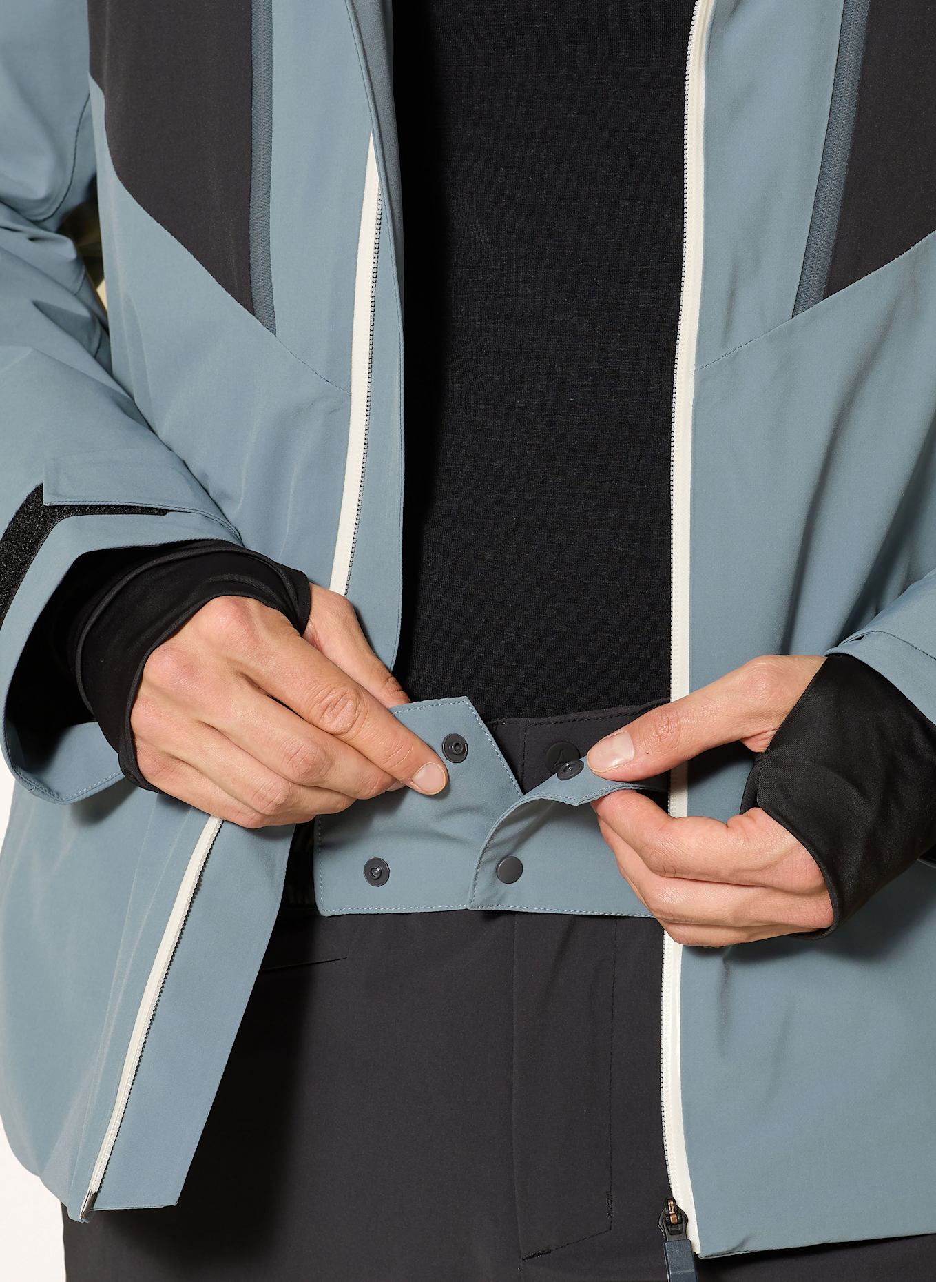 Schöffel SAFUNA MNS ski jacket: GRAY / BLACK