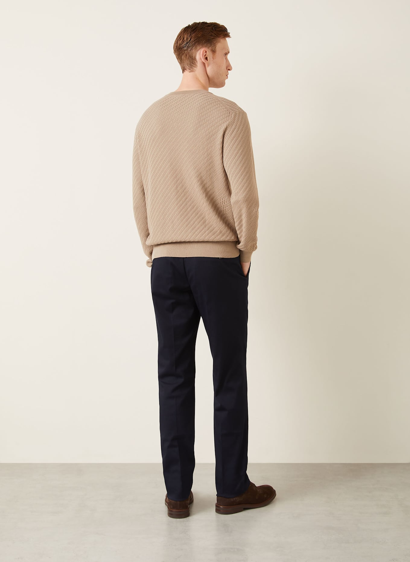 Brioni Chino Regular Fit: DUNKELBLAU